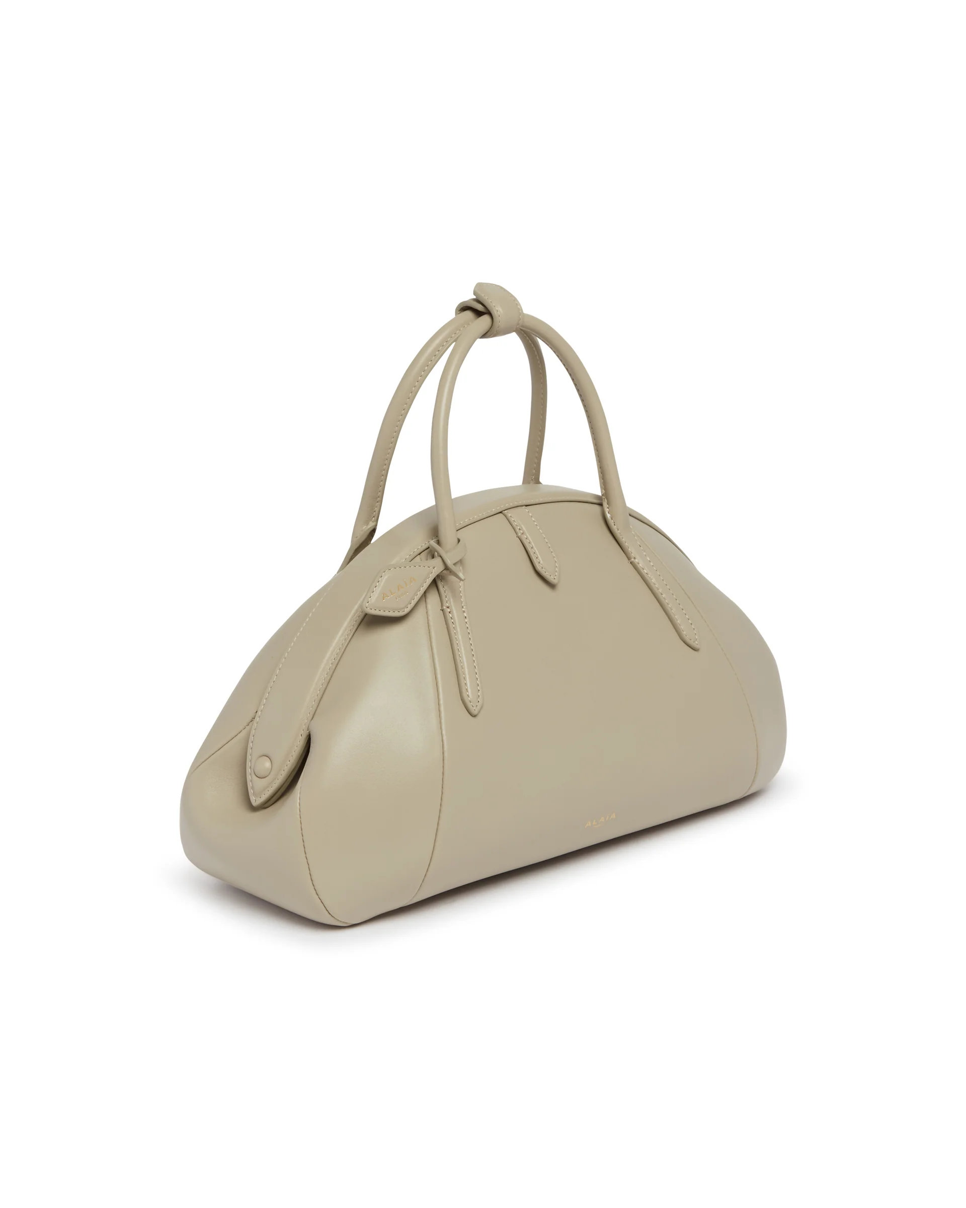 Borsa A Mano Purse In Pelle Grigia - Image 3