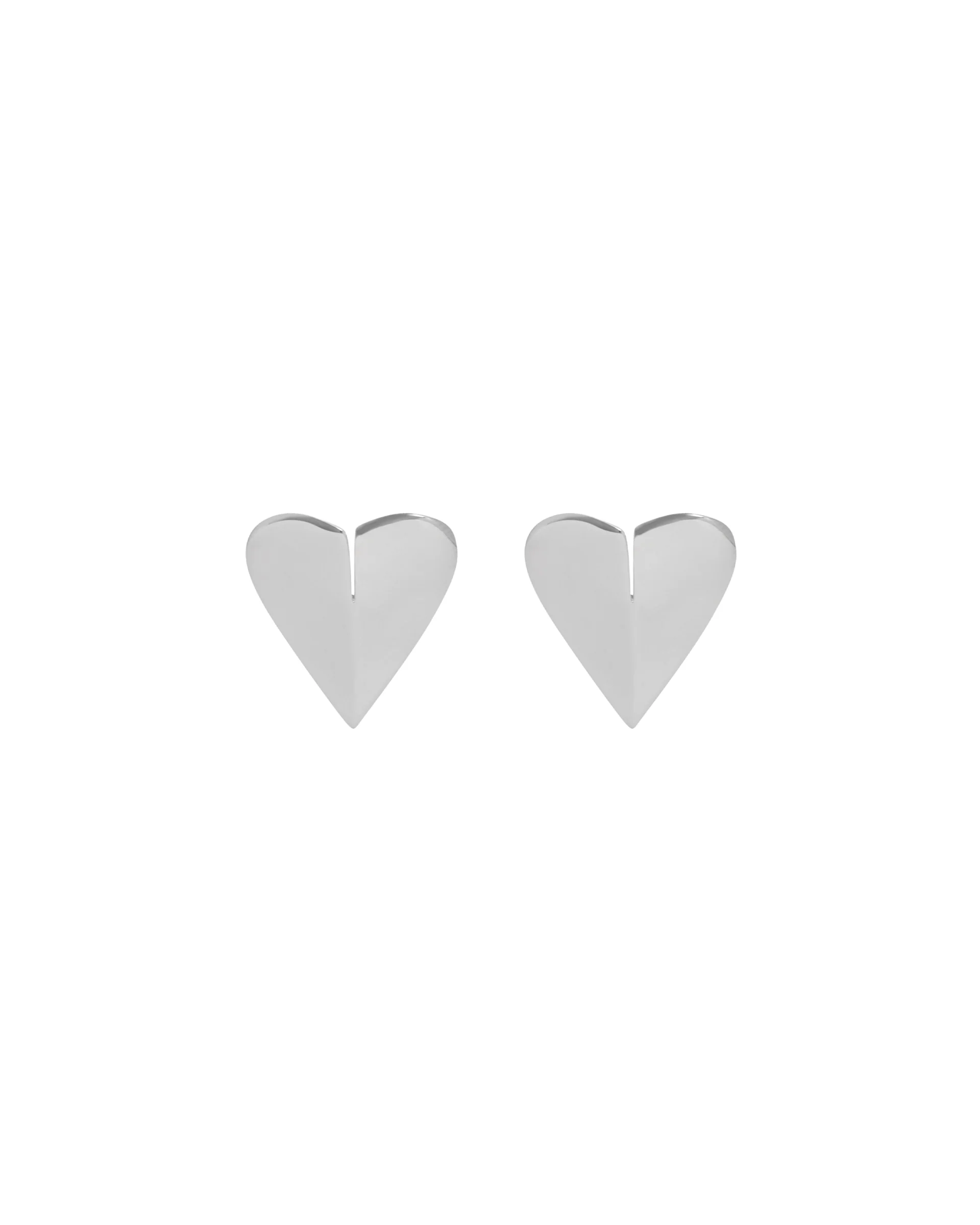 Orecchini Le Coeur Torn Argentati - Image 2