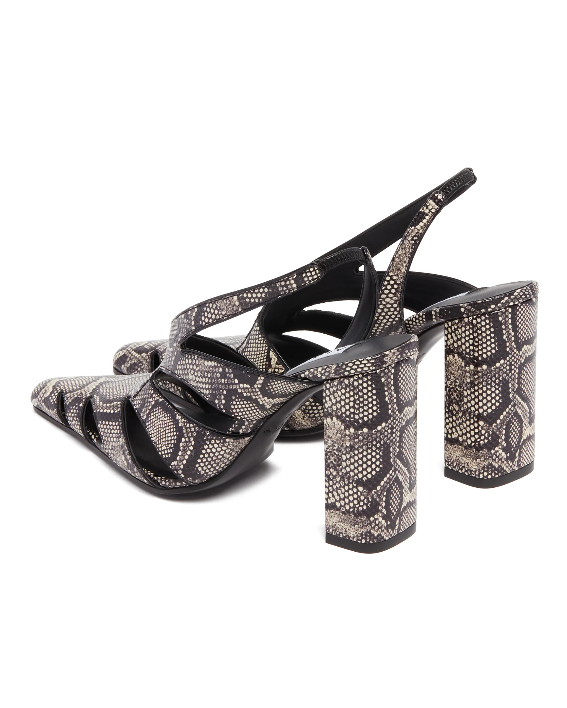 Decollete Slingback Stampa Serpente - Image 5
