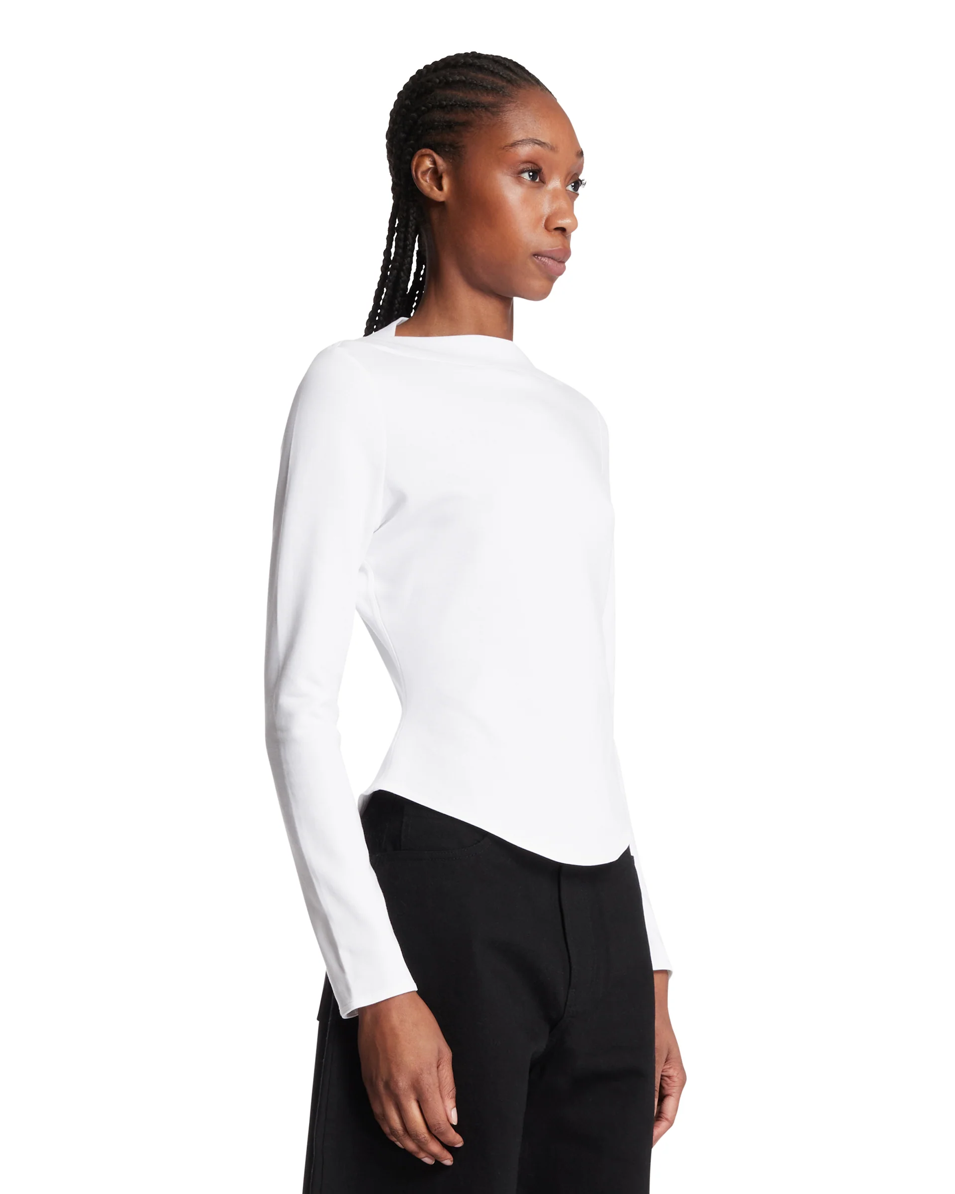 T-Shirt In Cotone Bianca - Image 2