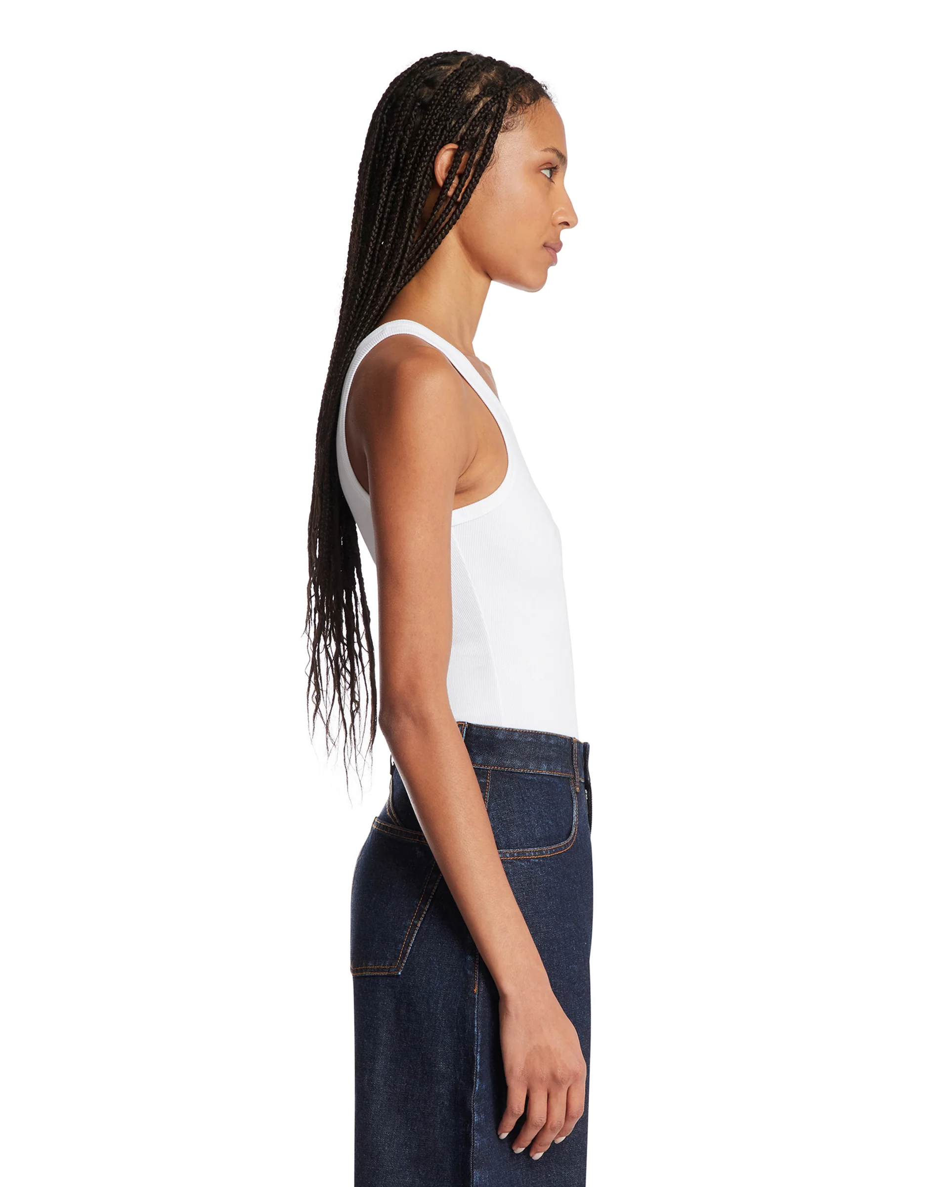 Top In Cotone Bianco - Image 4
