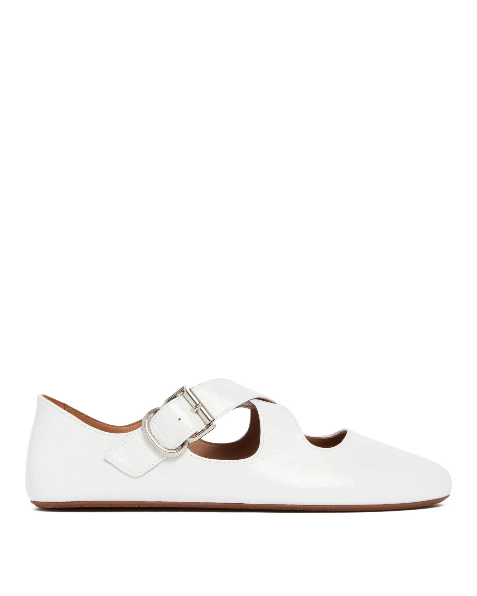 Ballerine Incrociate Bianche