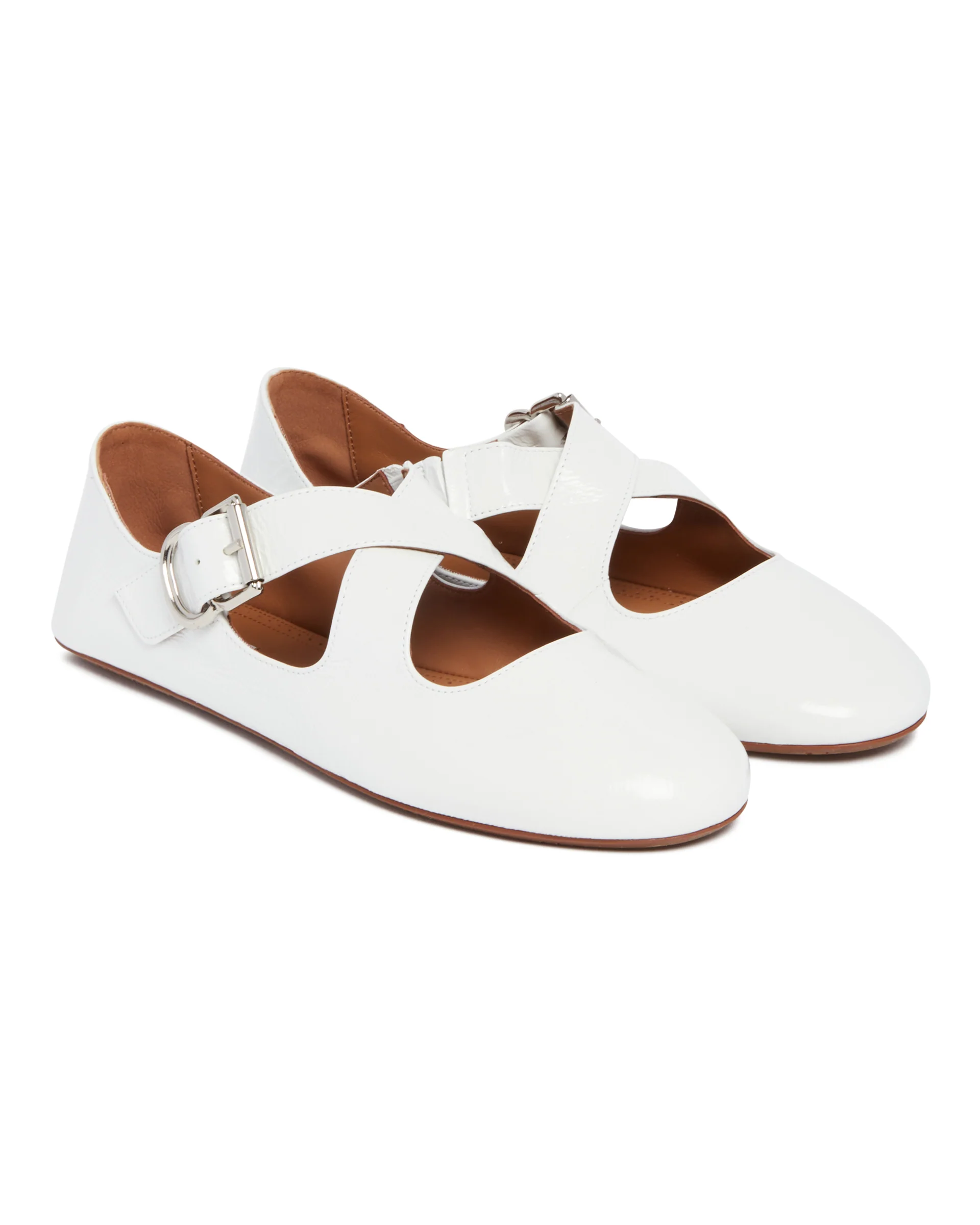 Ballerine Incrociate Bianche - Image 3
