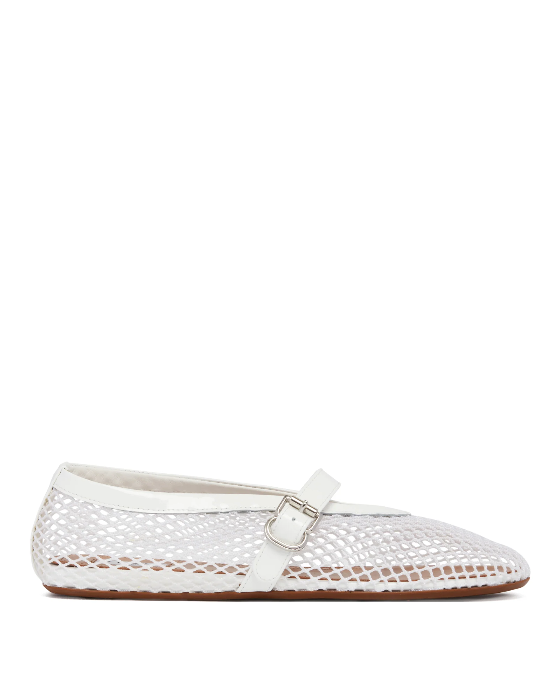Ballerine Fishnet Bianche