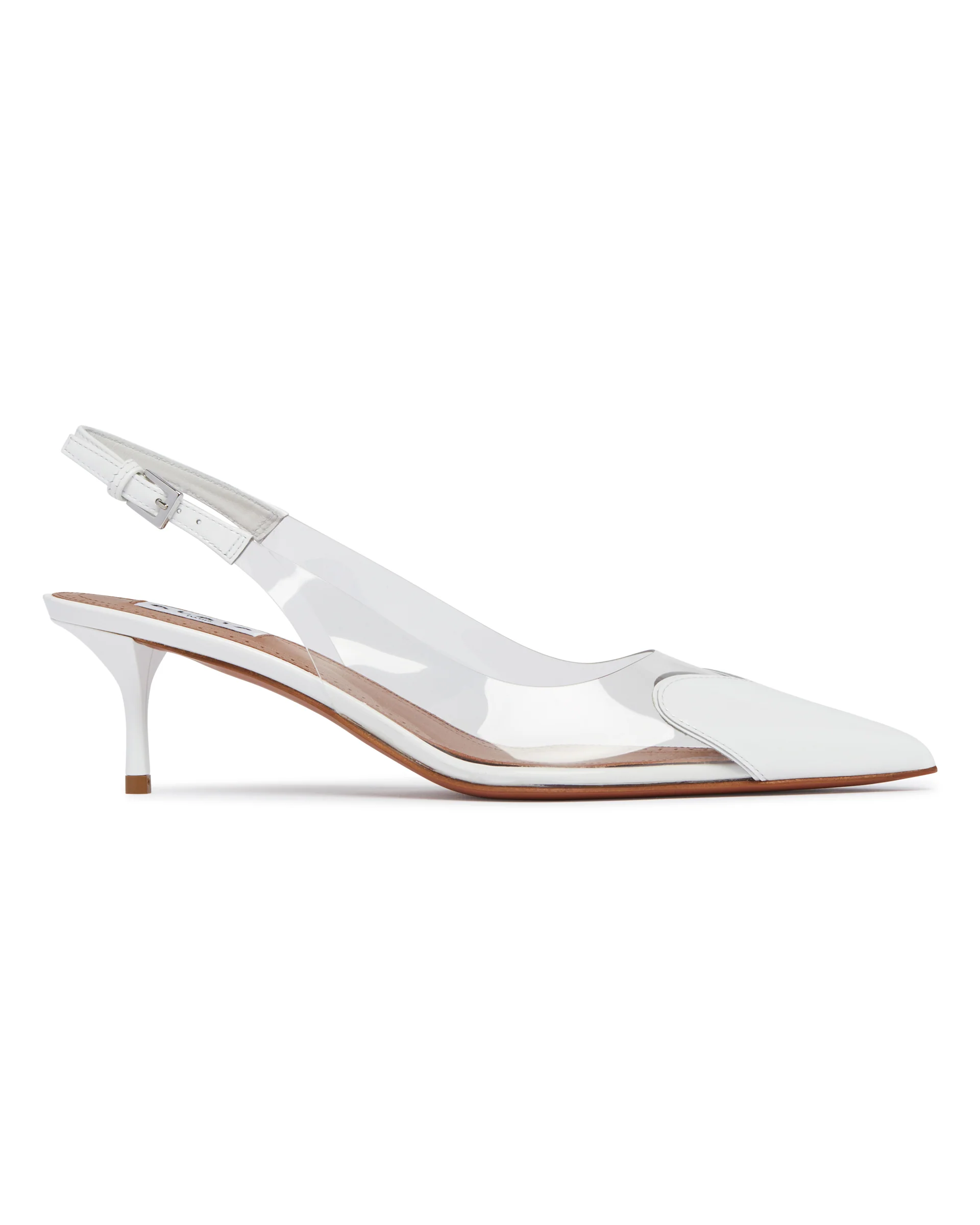 Slingback Le Coeur In Pelle Bianche - Image 2