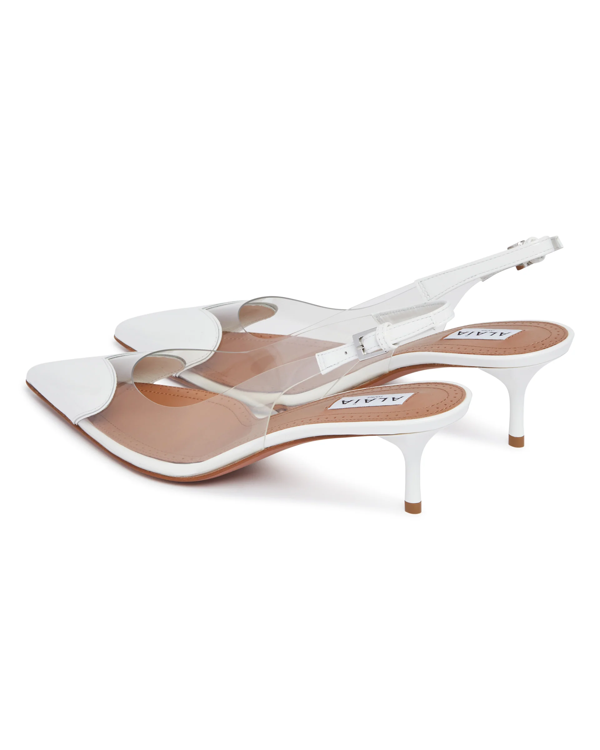 Slingback Le Coeur In Pelle Bianche - Image 5