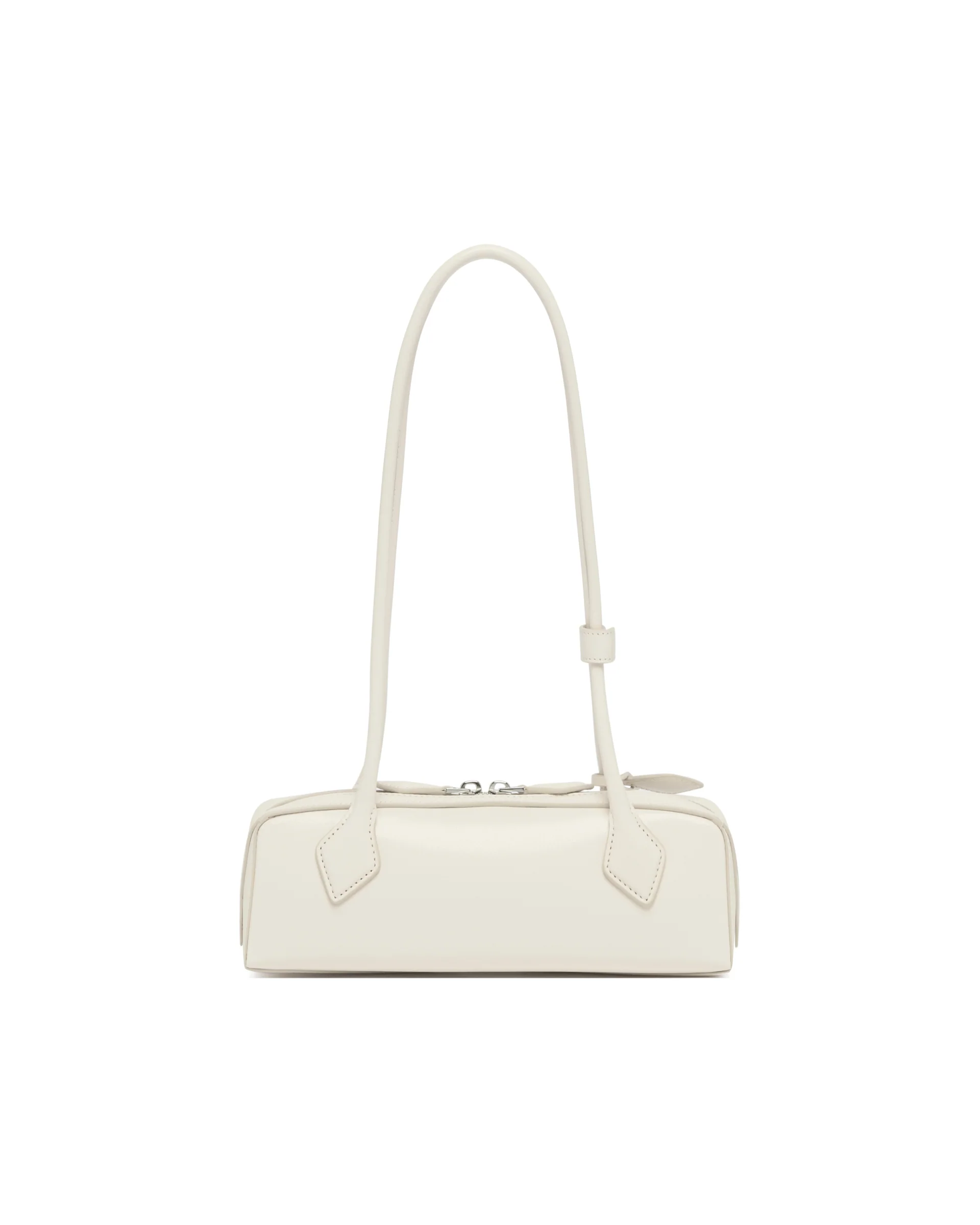 Borsa Le Teckel Piccola in Pelle Bianca - Image 7