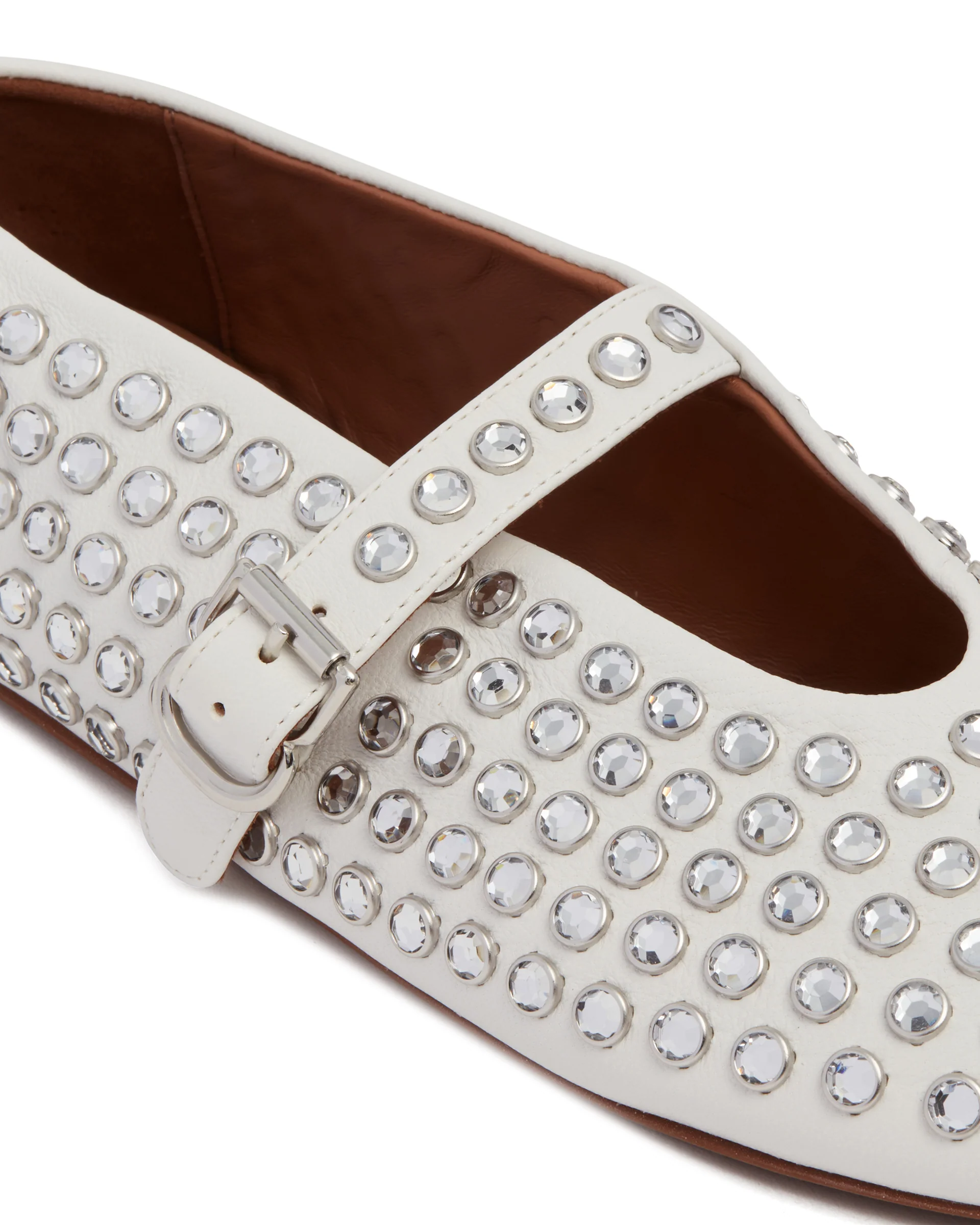 Ballerine Bianche con strass di Alaia - Image 6