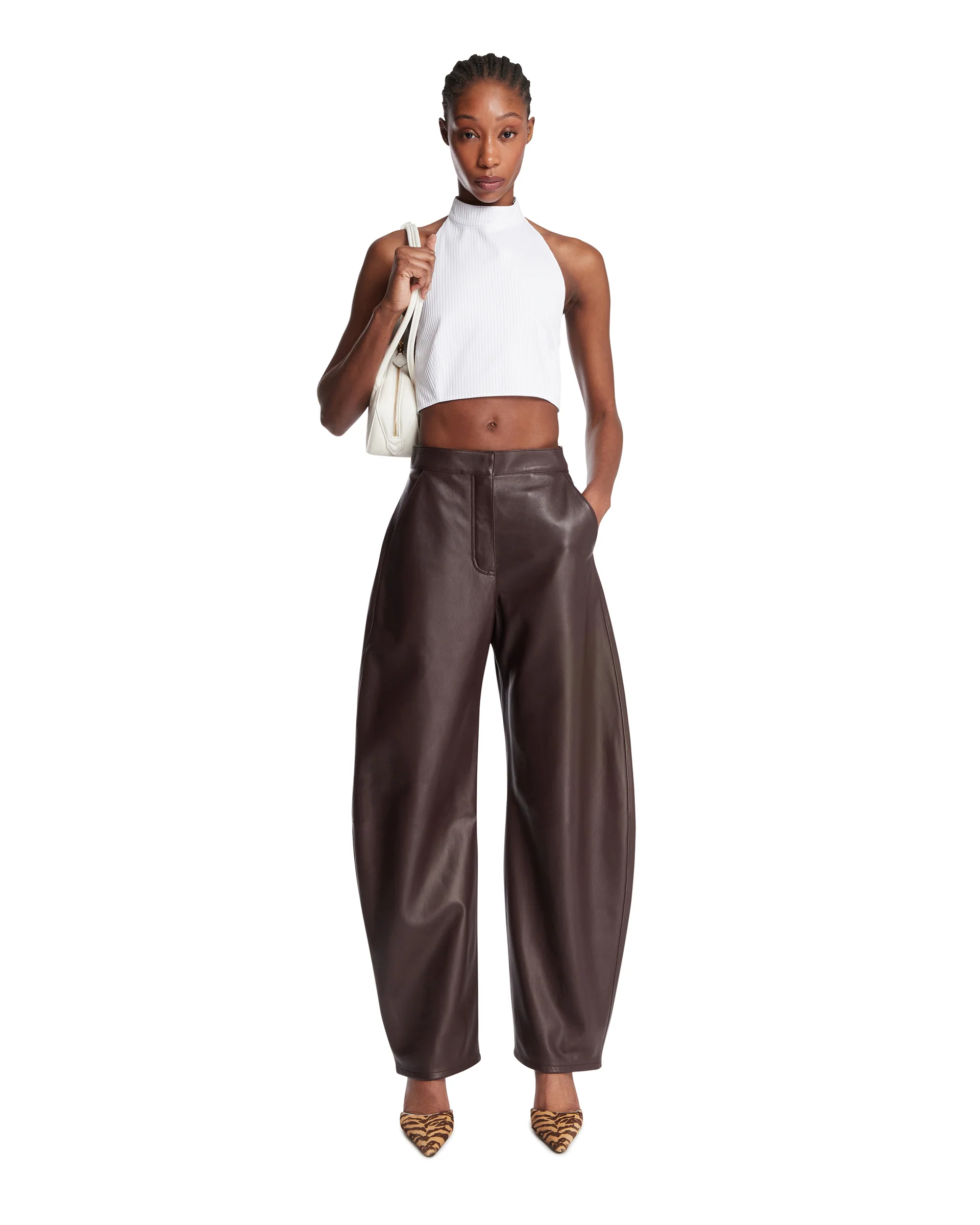Top Con Plastron Bianco - Image 3