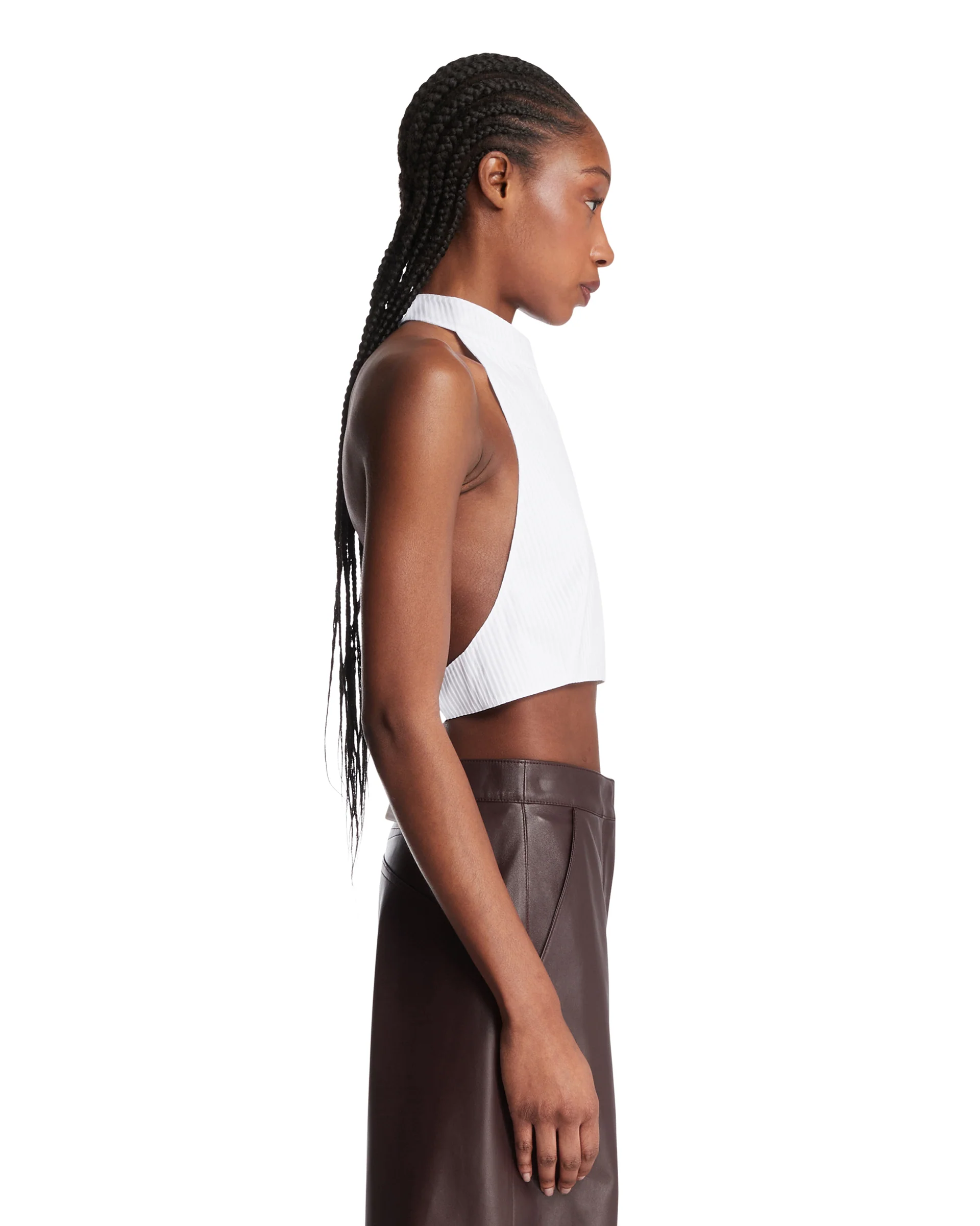 Top Con Plastron Bianco - Image 4
