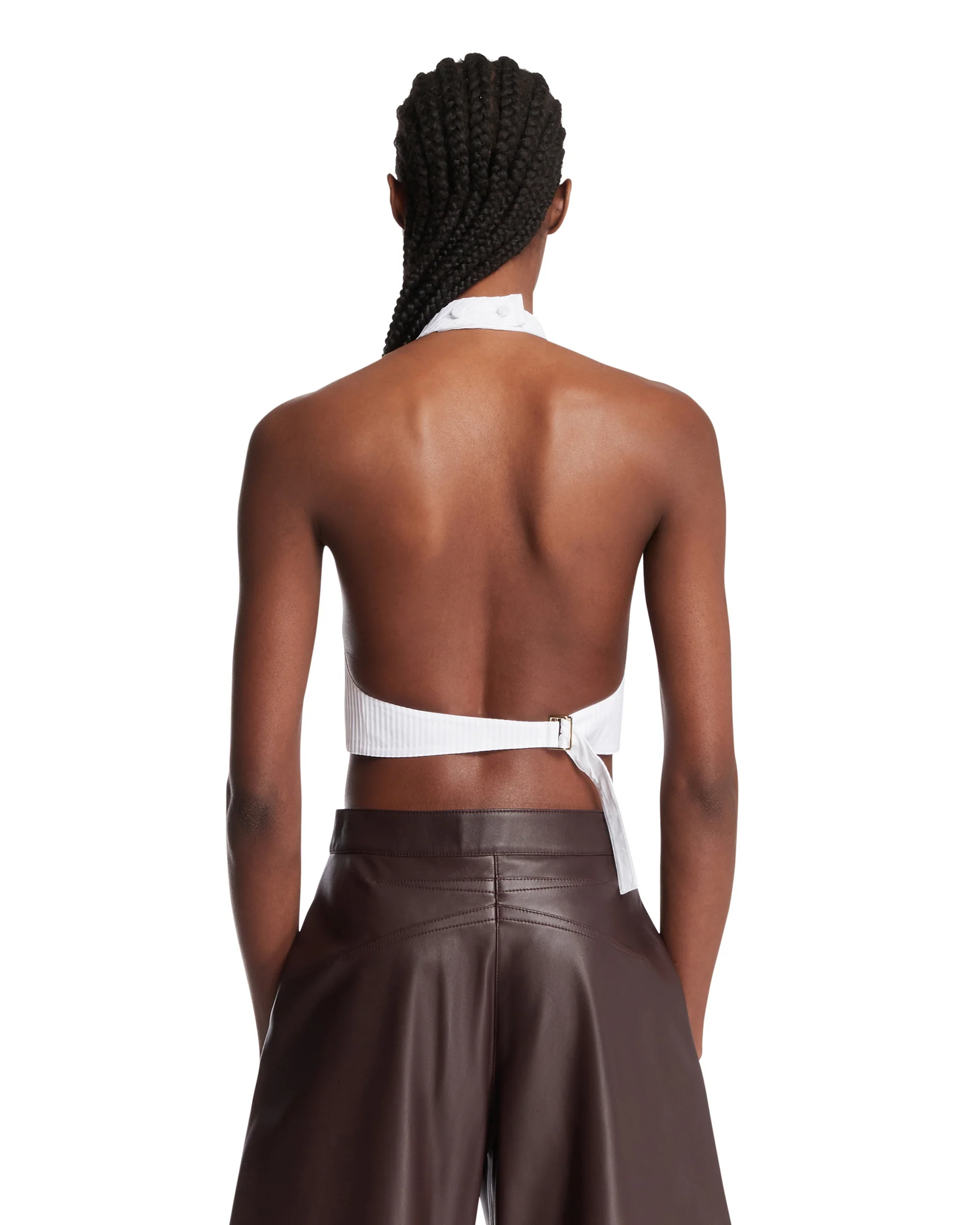 Top Con Plastron Bianco - Image 5