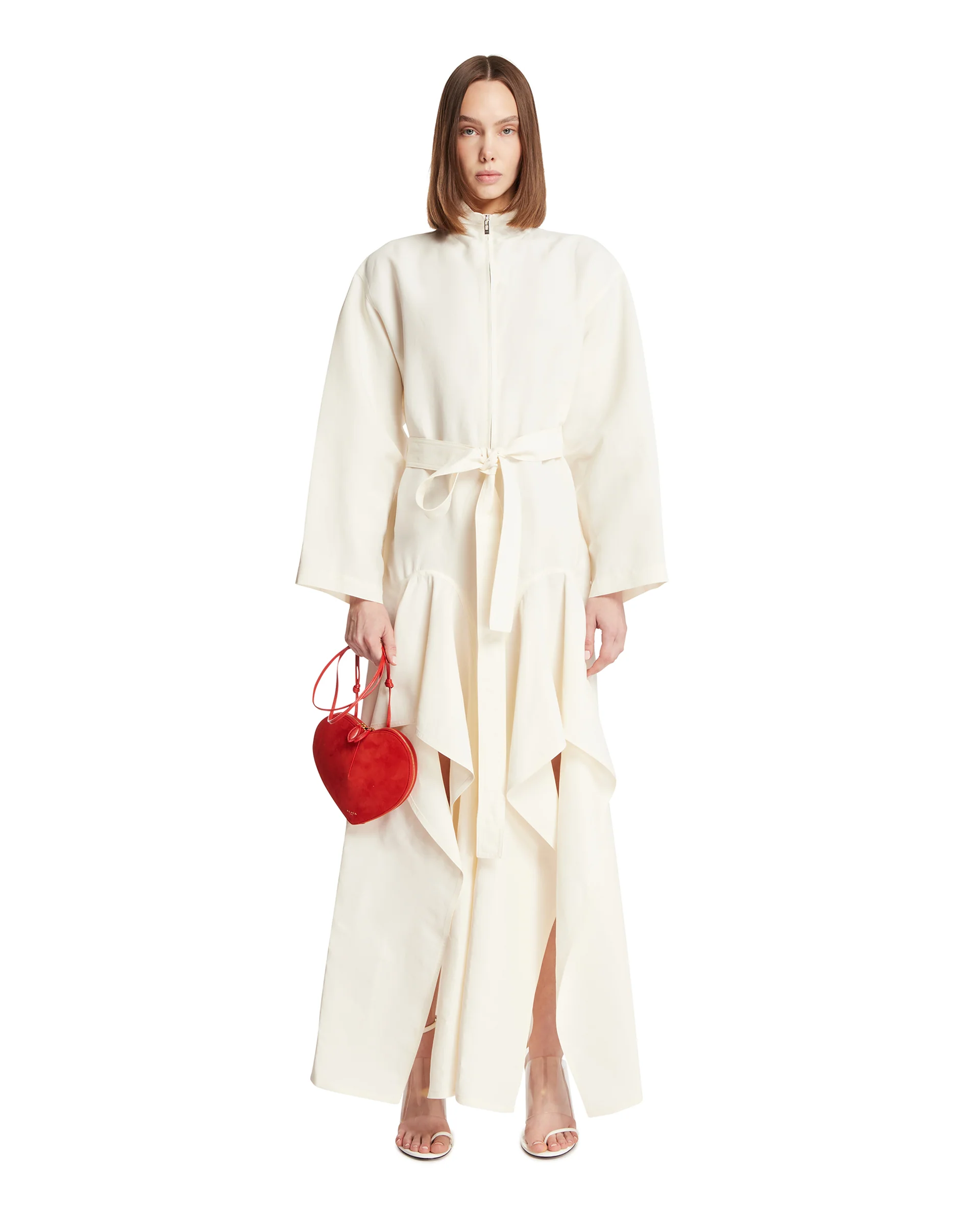 Jumpsuit In Viscosa Bianca - Image 3