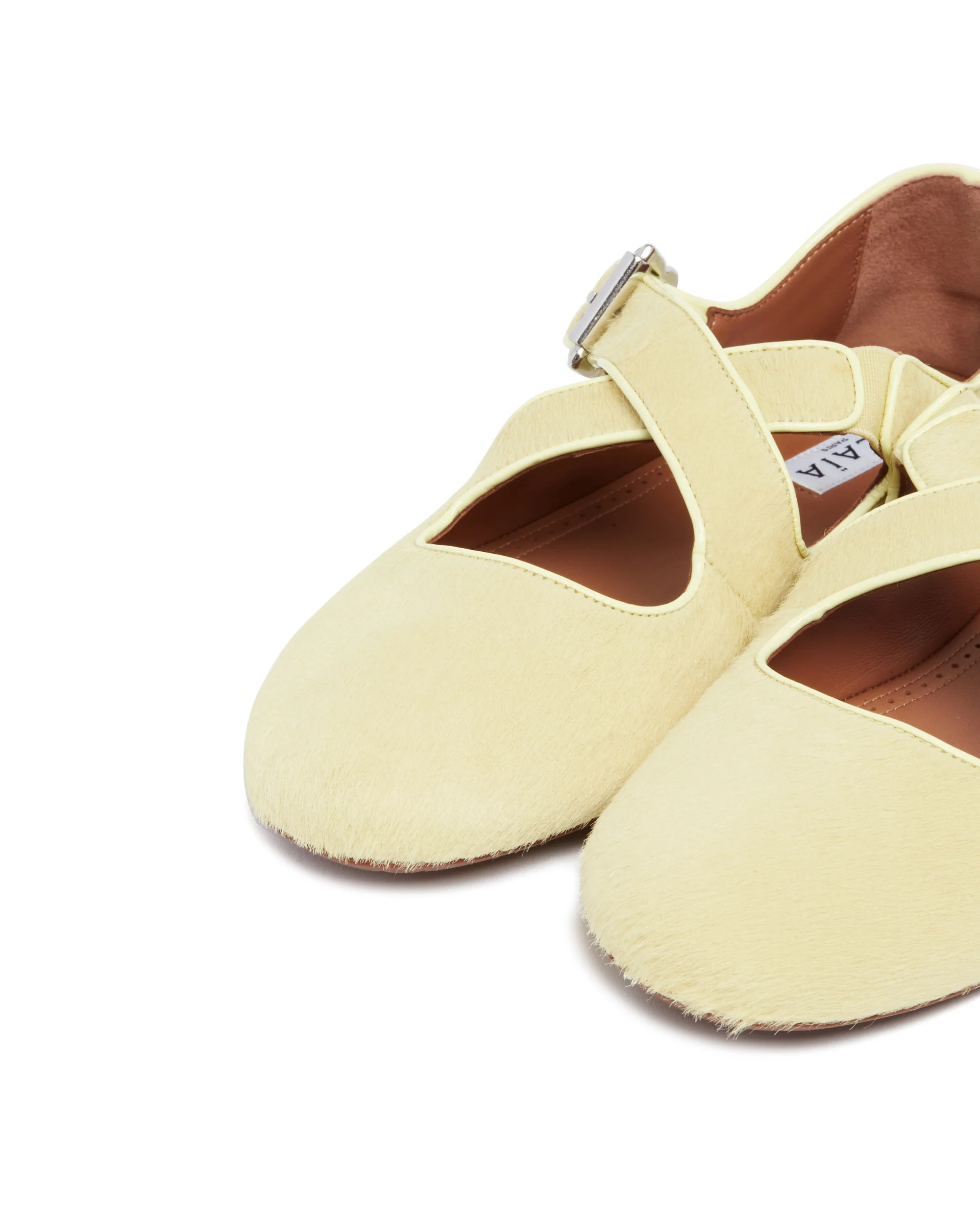 Ballerine Flat Incrociate In Cavallino Gialle - Image 6