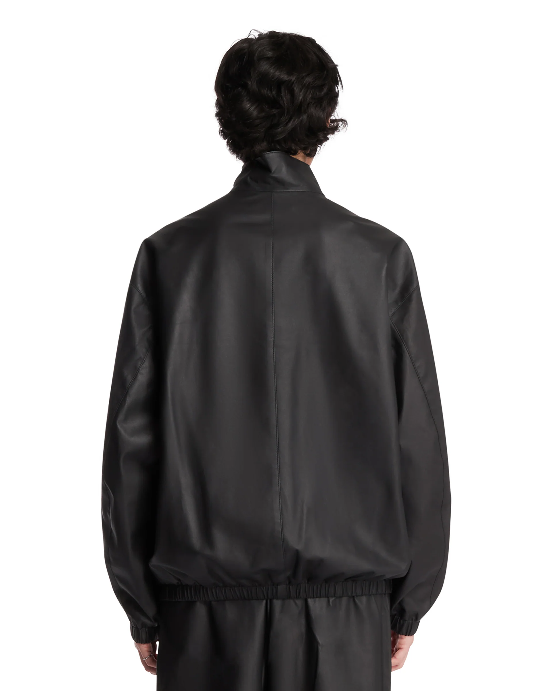 Bomber Nero In Pelle - Image 5
