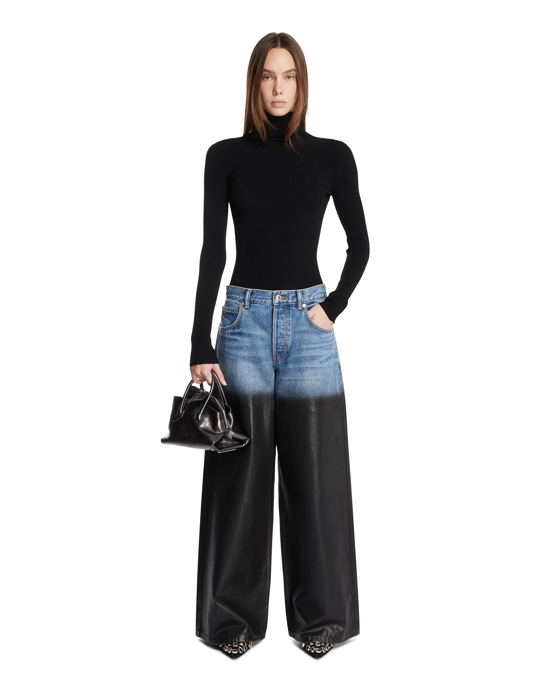 Jeans A Gamba Larga Surge Blu - Image 3