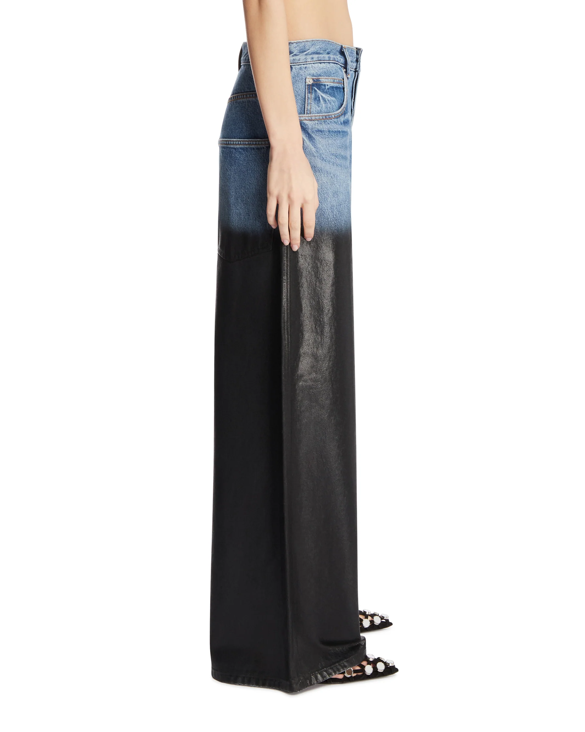 Jeans A Gamba Larga Surge Blu - Image 4