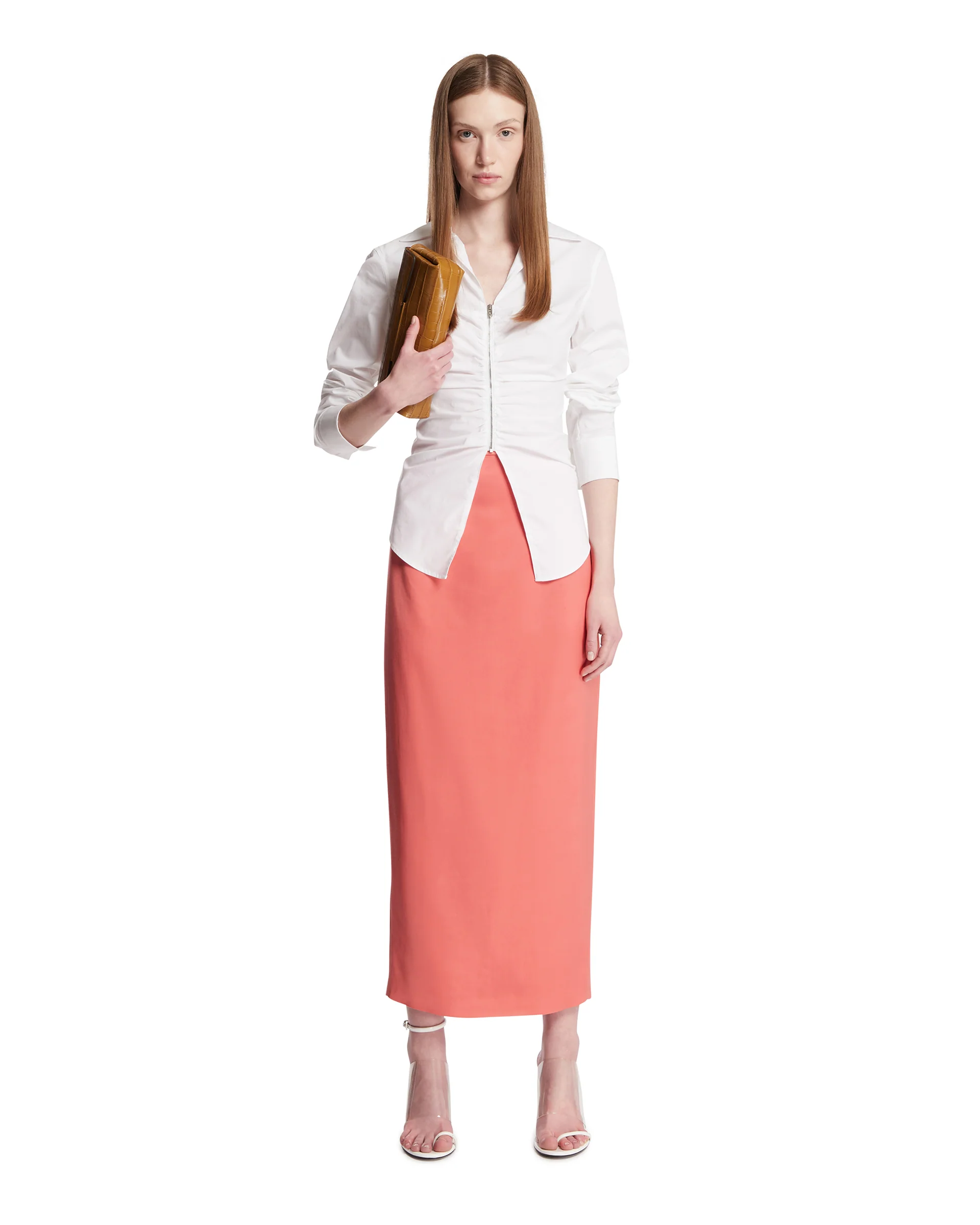 Camicia Drappeggiata Bianca - Image 3