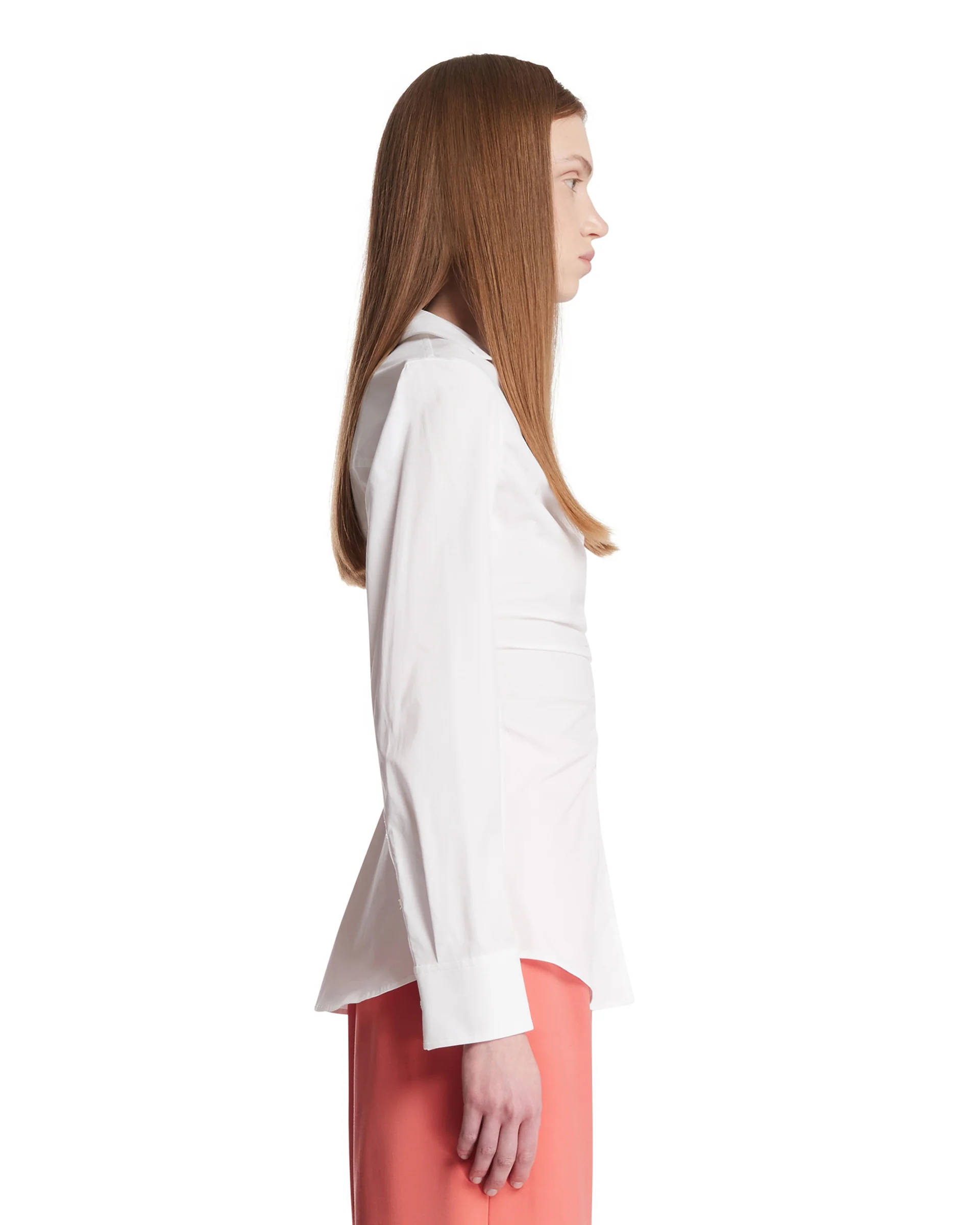 Camicia Drappeggiata Bianca - Image 4