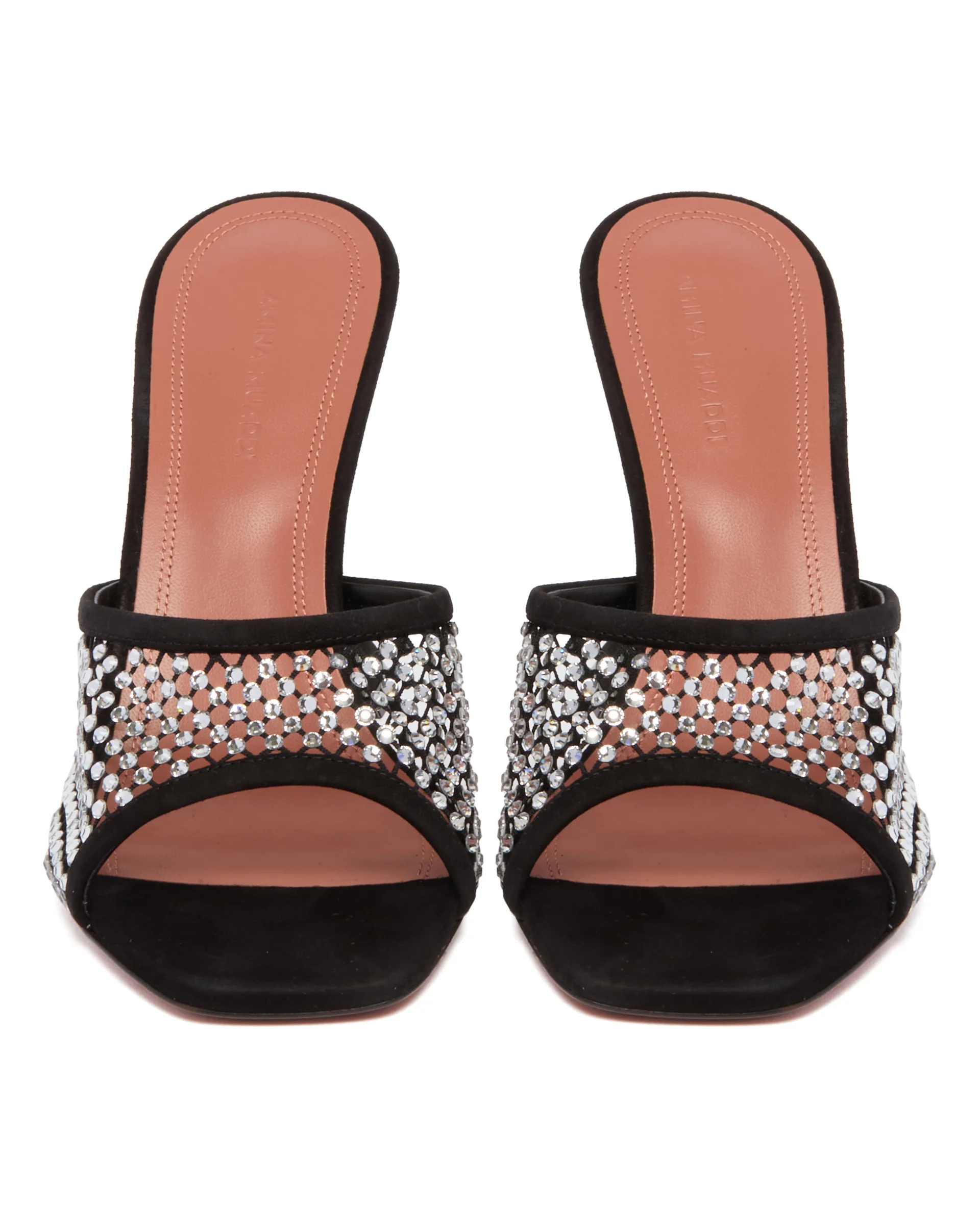 Mules Lupita Net Con Cristalli Nere - Image 4