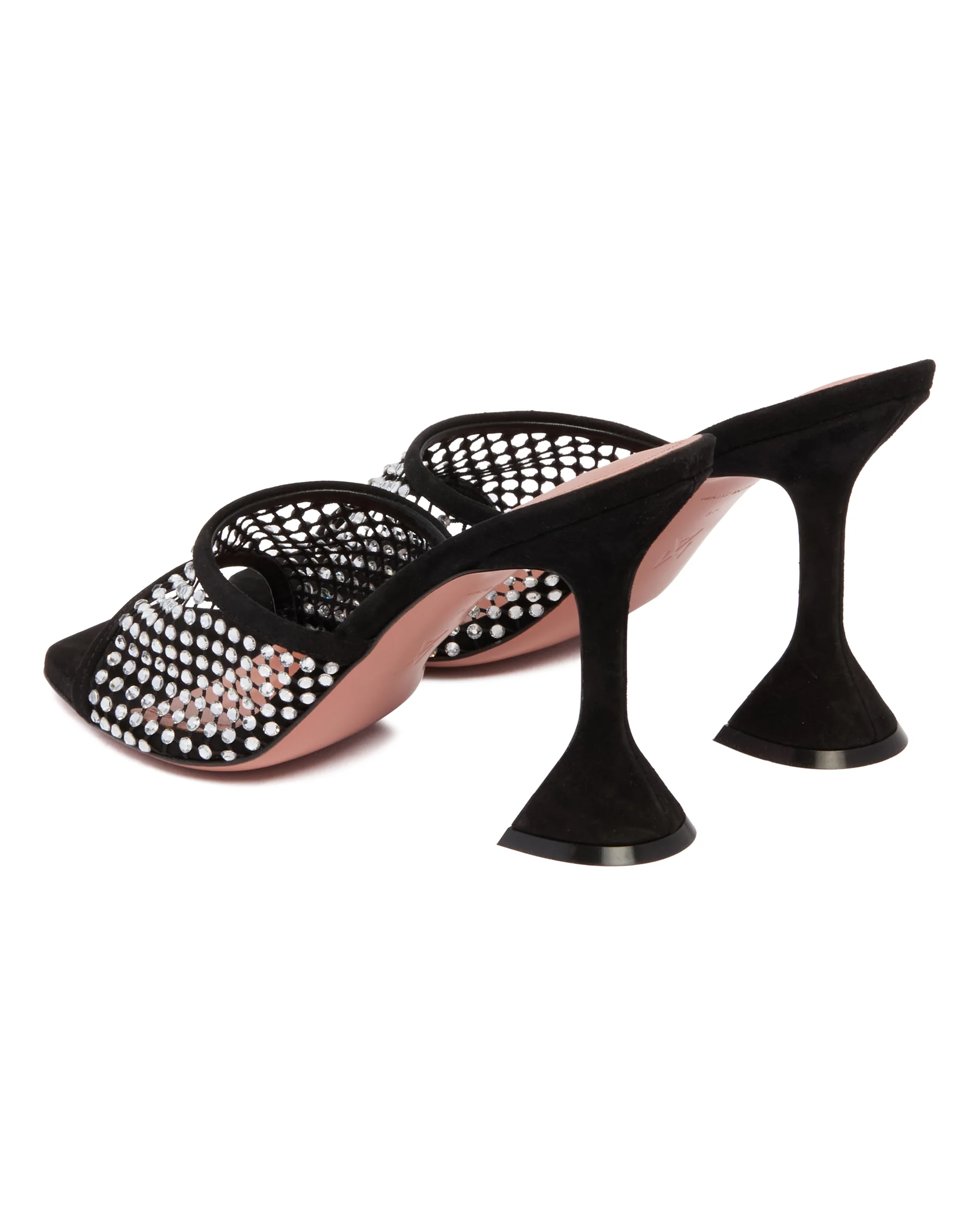 Mules Lupita Net Con Cristalli Nere - Image 5