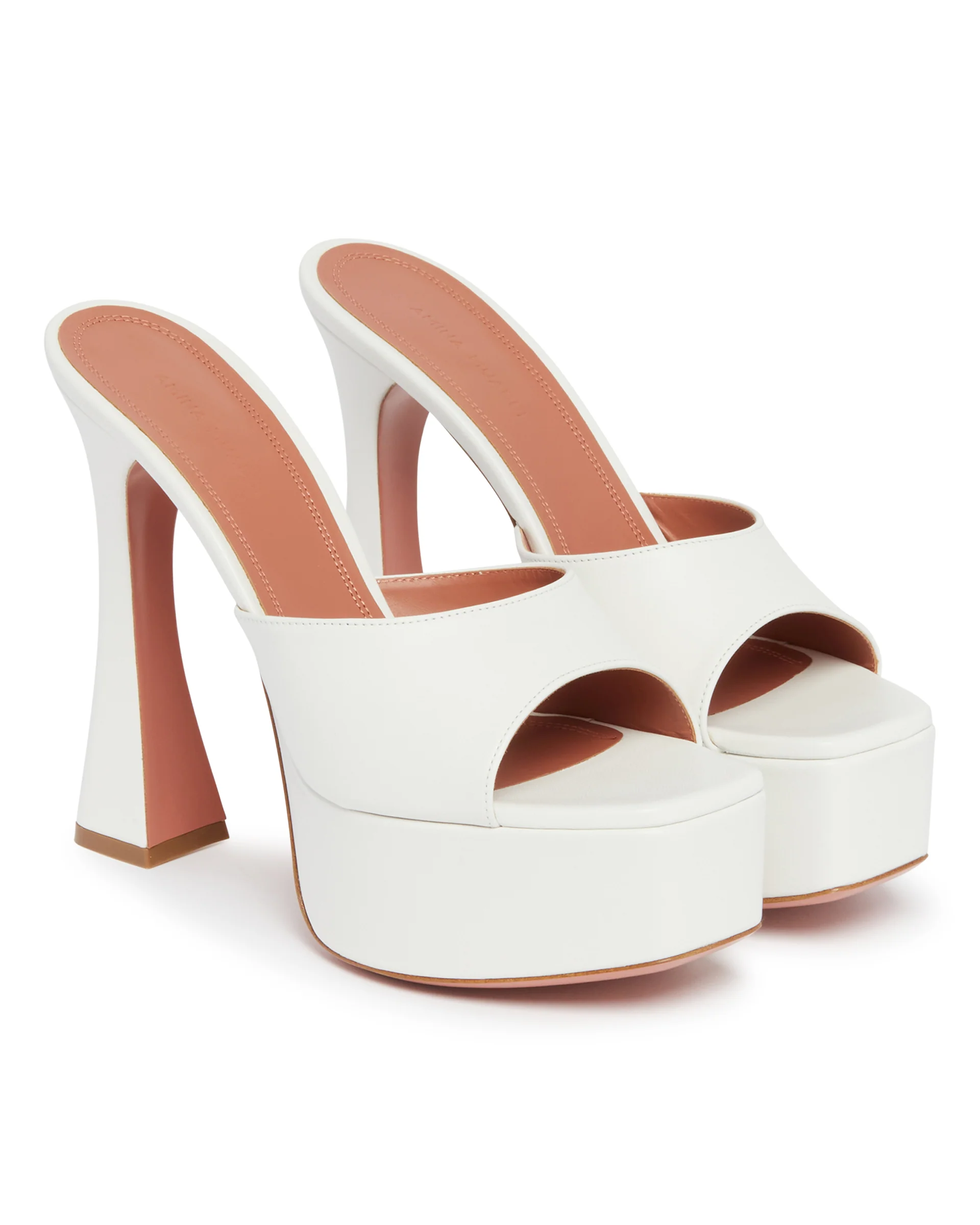 Mules Con Plateau Dalida Bianche - Image 3