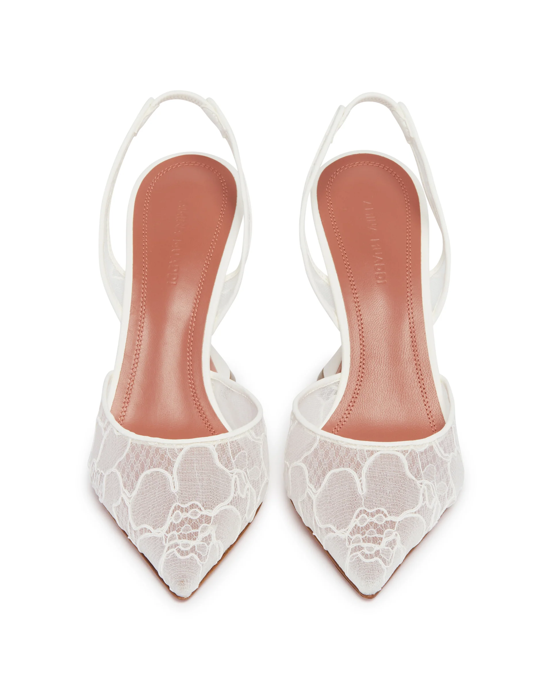 Slingback Holli In Pizzo Bianche - Image 4