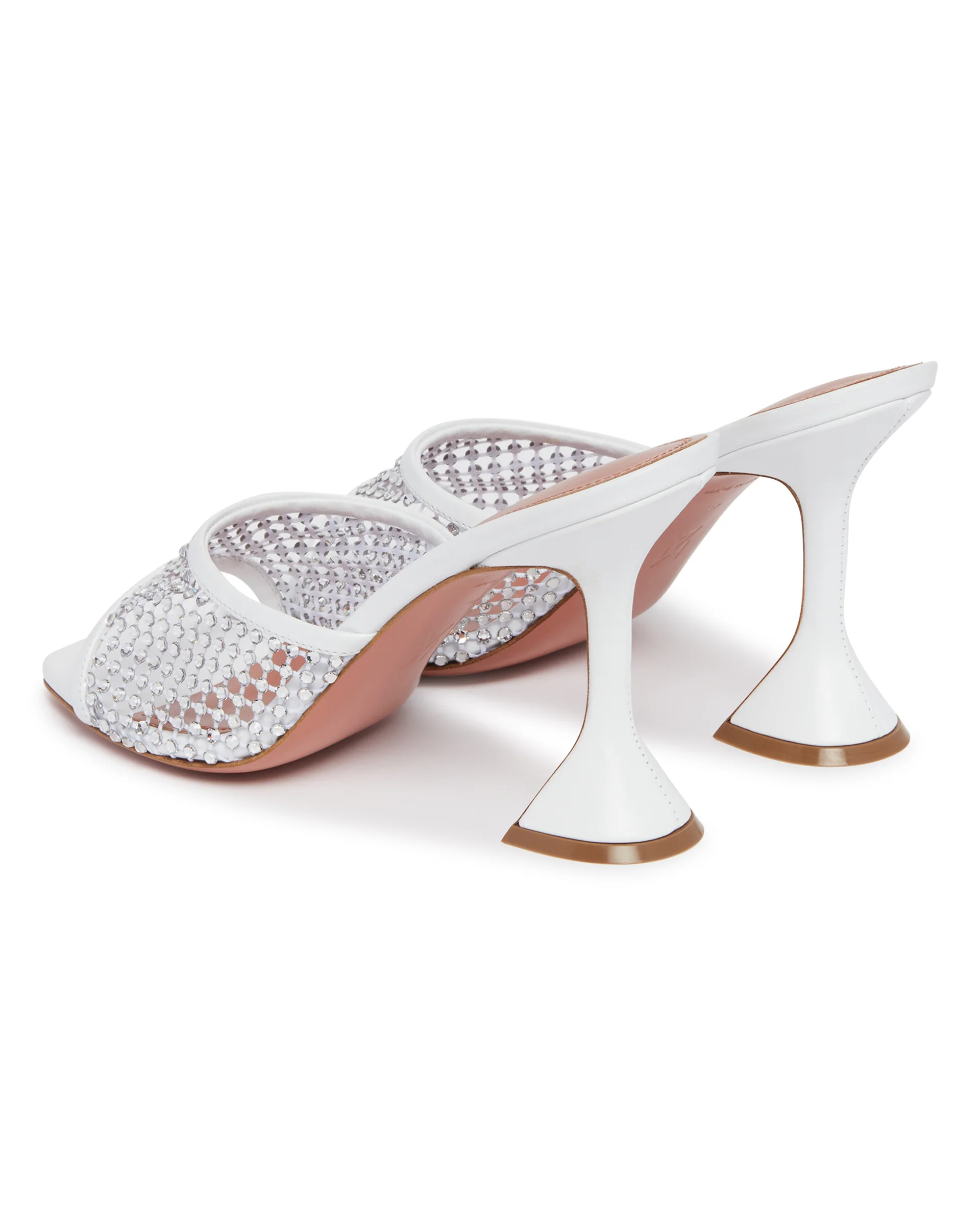 Mules Lupita Net Con Cristalli Bianche - Image 5