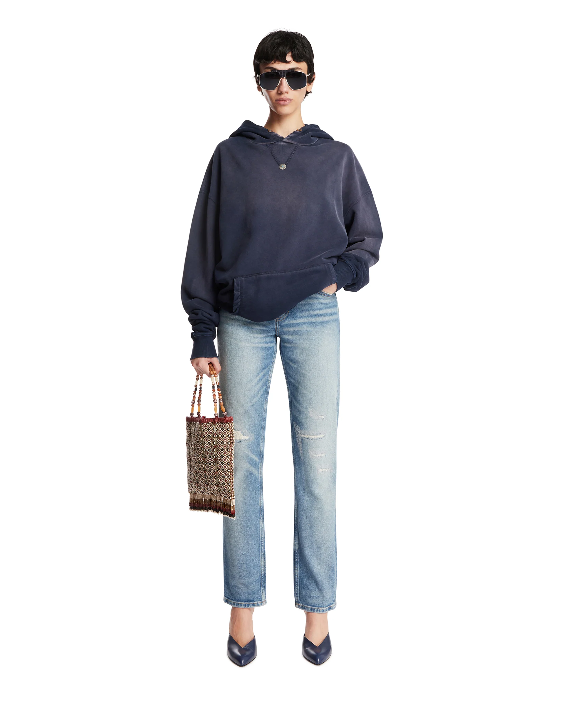 Jeans A Gamba Dritta Blu - Image 3