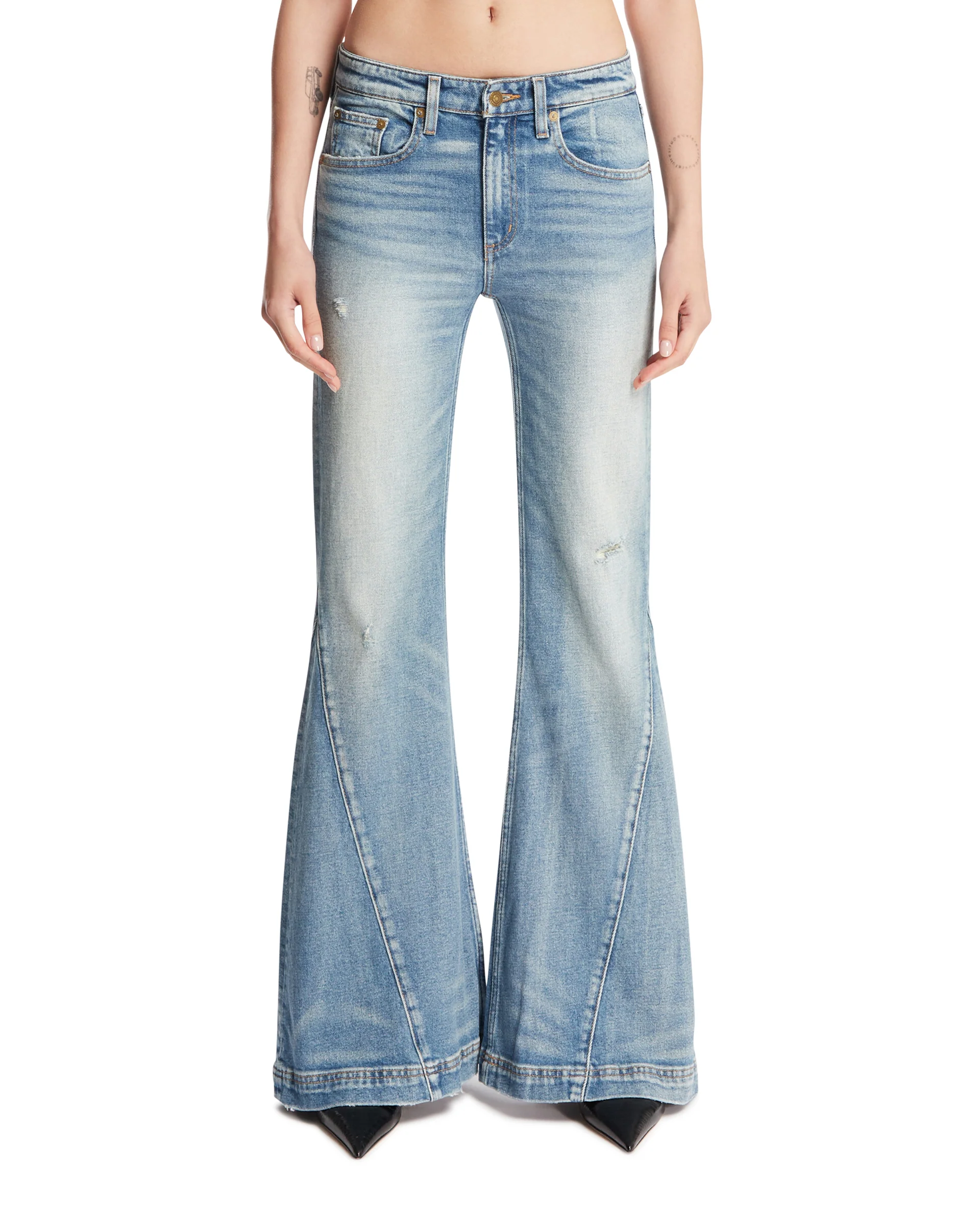 Jeans Texas Super Flare Blu