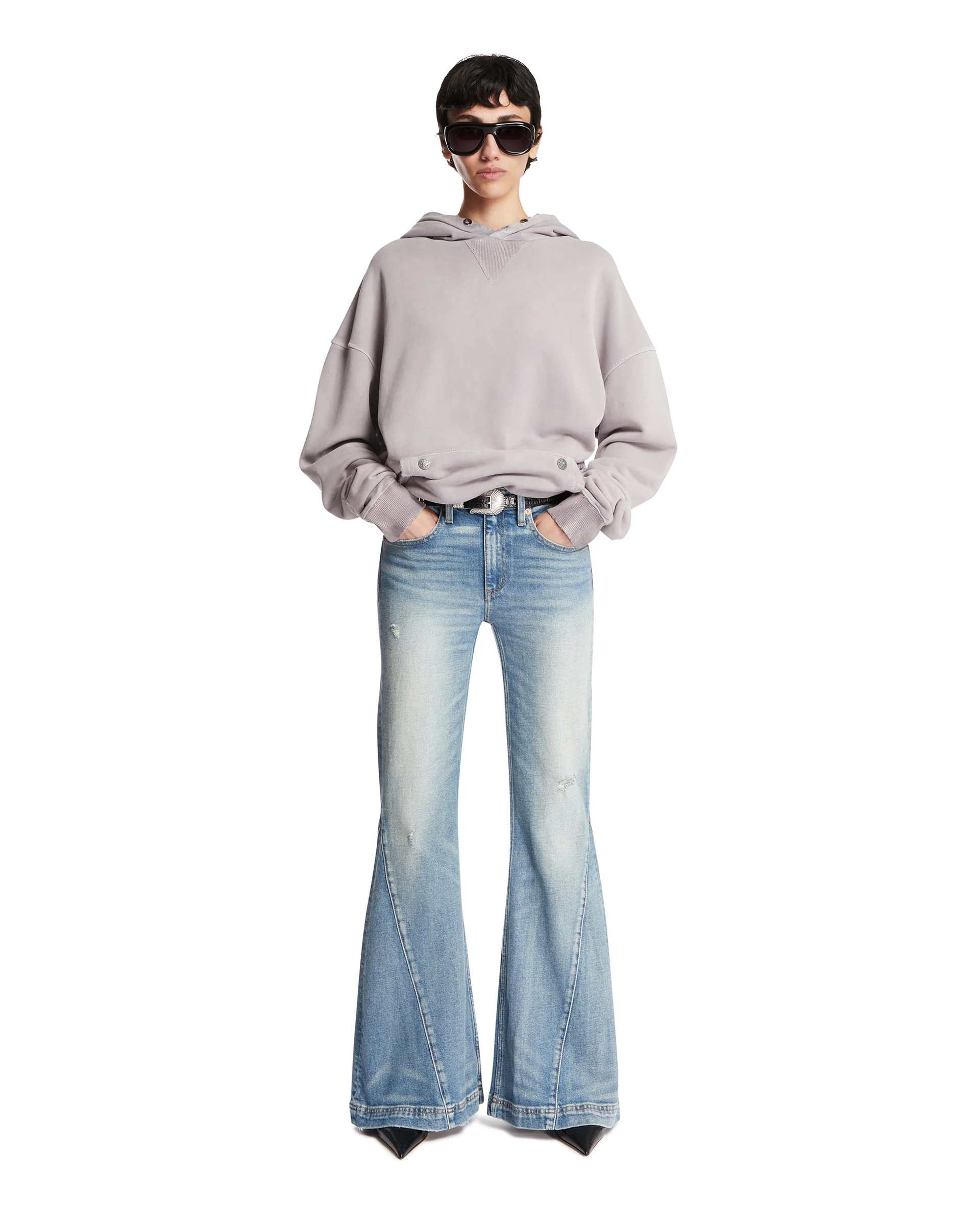 Jeans Texas Super Flare Blu - Image 3