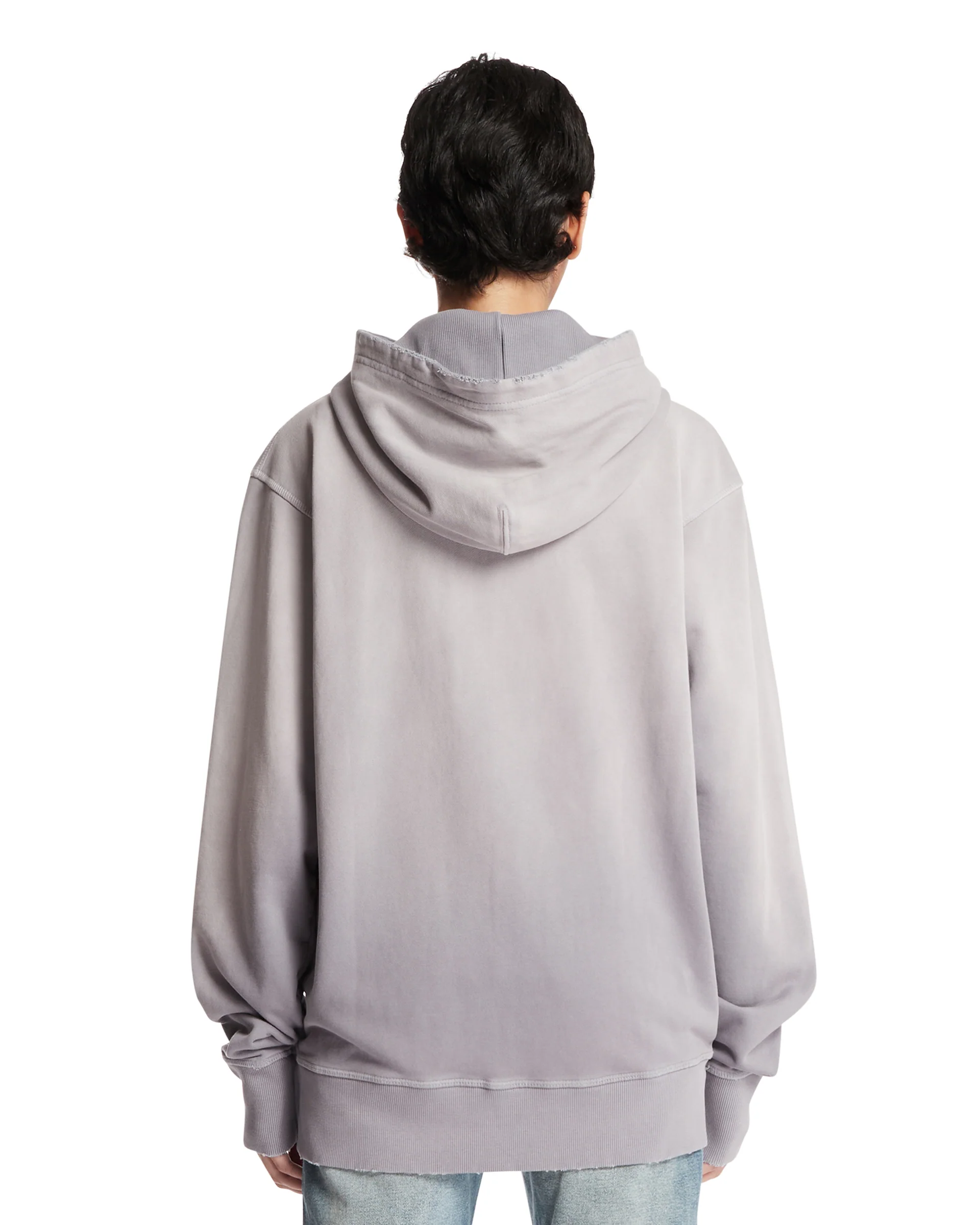 Felpa Con Zip In Cotone Viola - Image 5