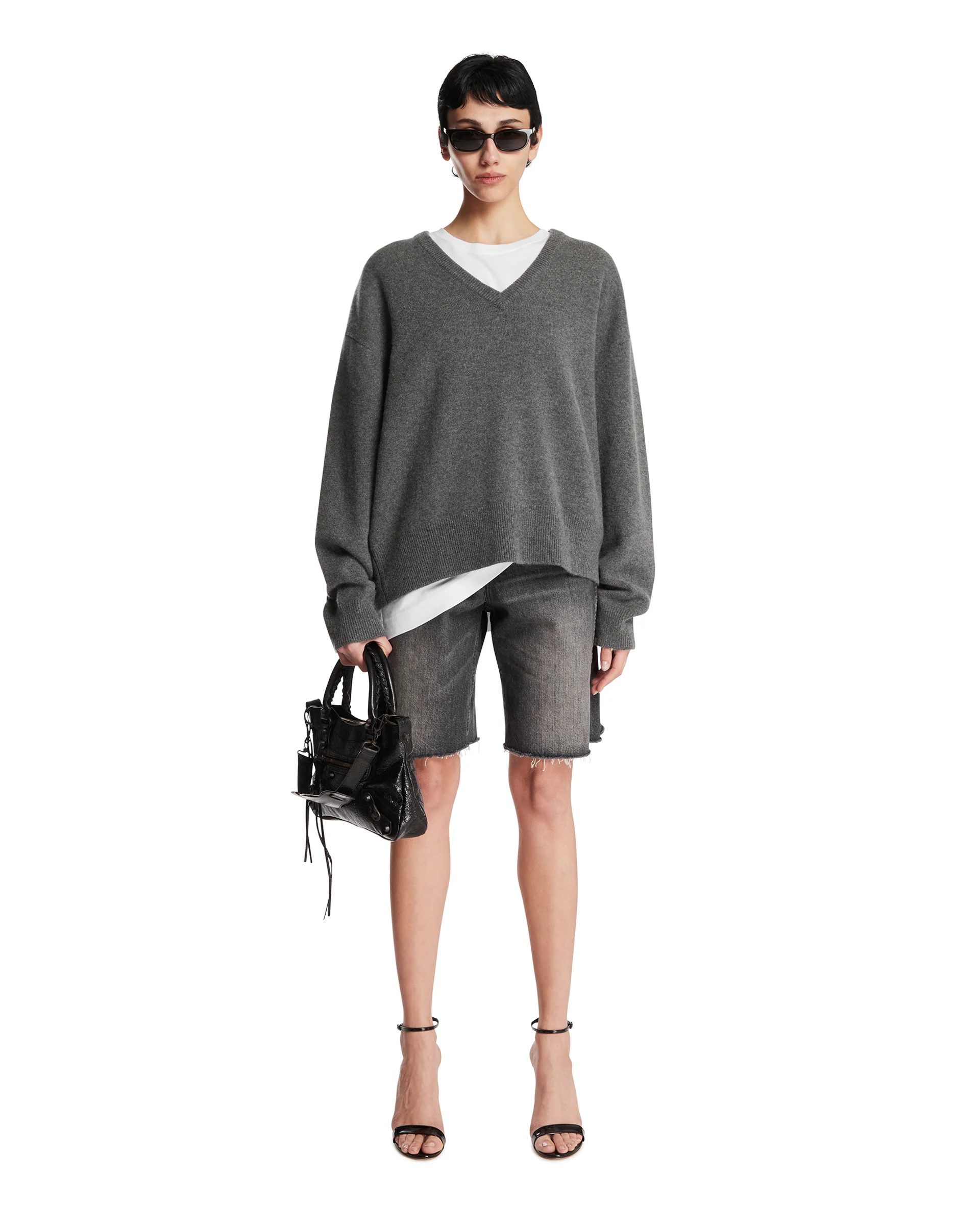 Bermuda In Denim Neri - Image 3