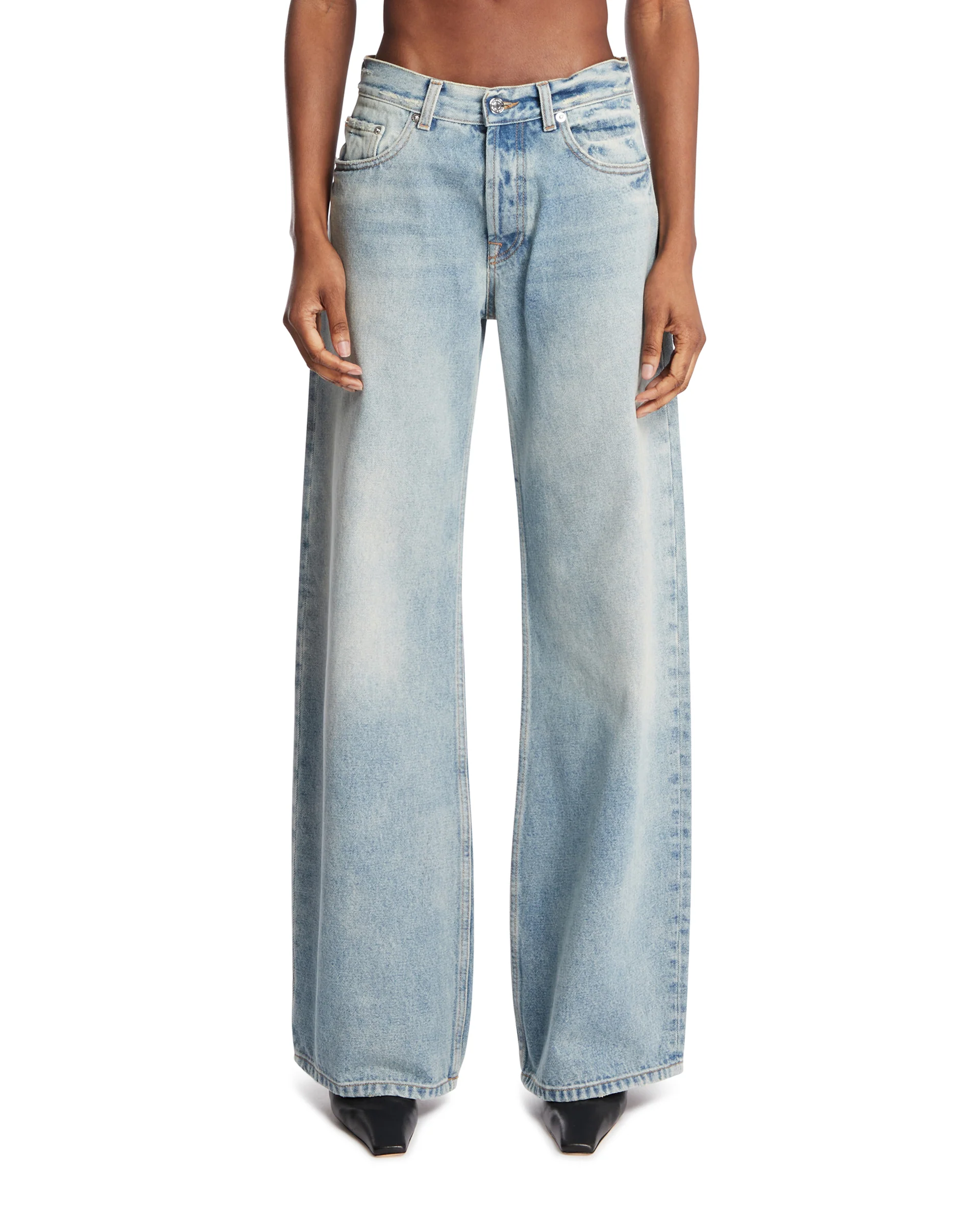 Jeans A Cinque Tasche Blu