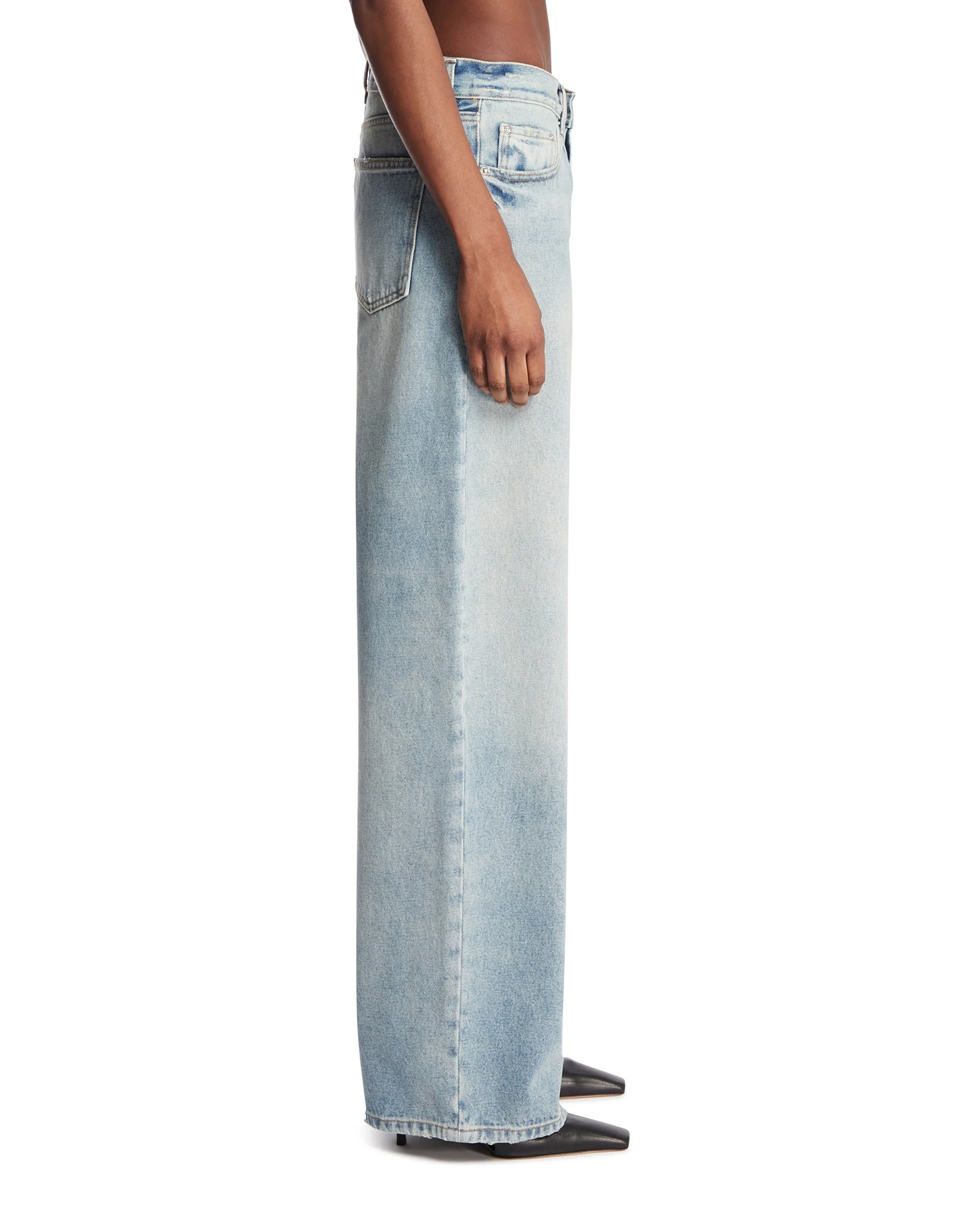 Jeans A Cinque Tasche Blu - Image 4