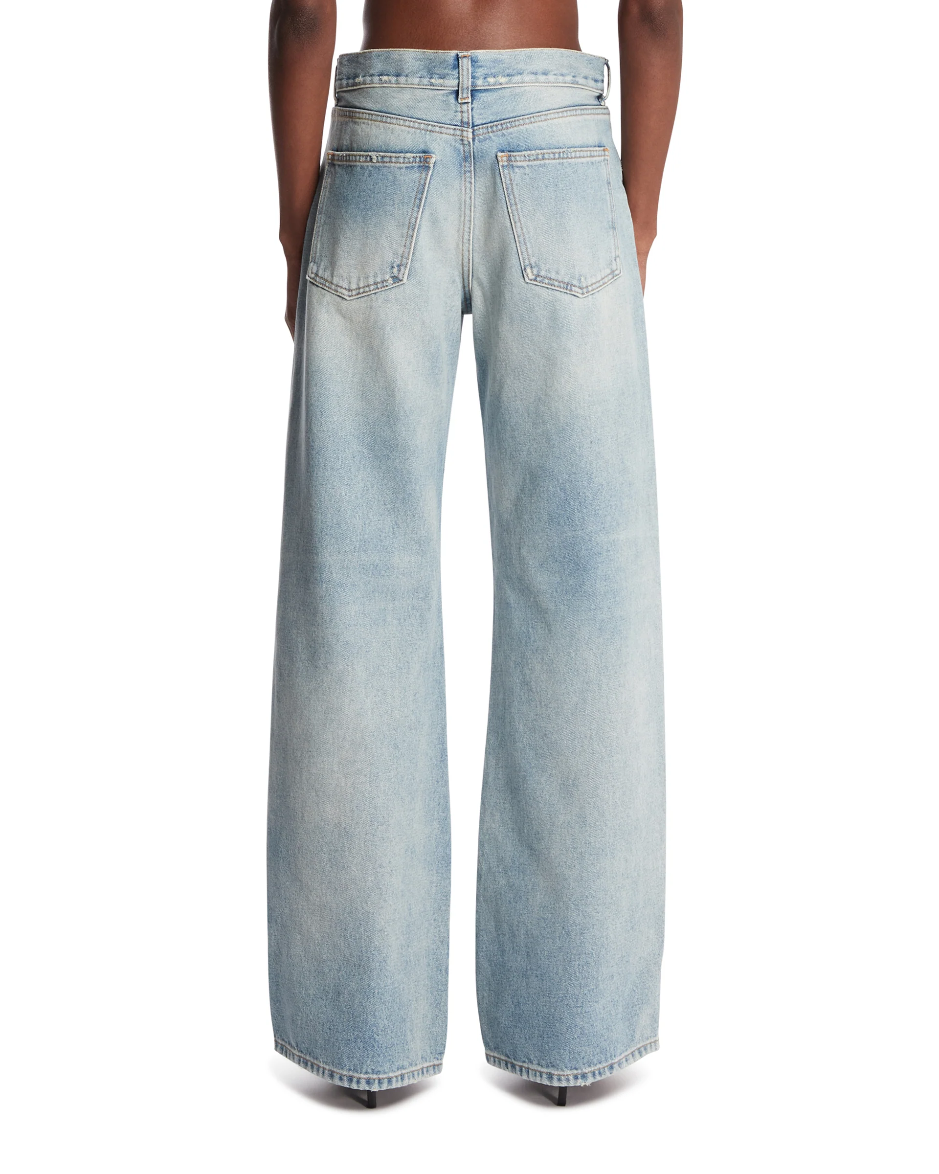Jeans A Cinque Tasche Blu - Image 5