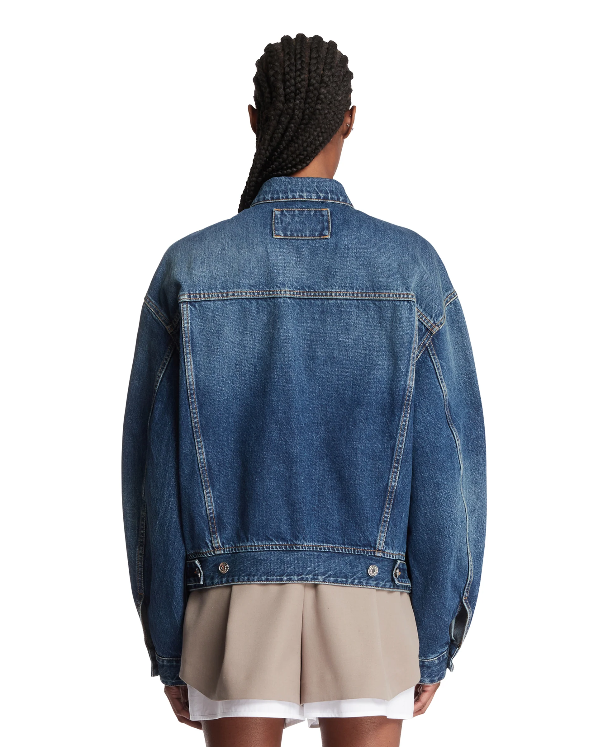 Giacca Bomber Vanni In Denim Blu - Image 5