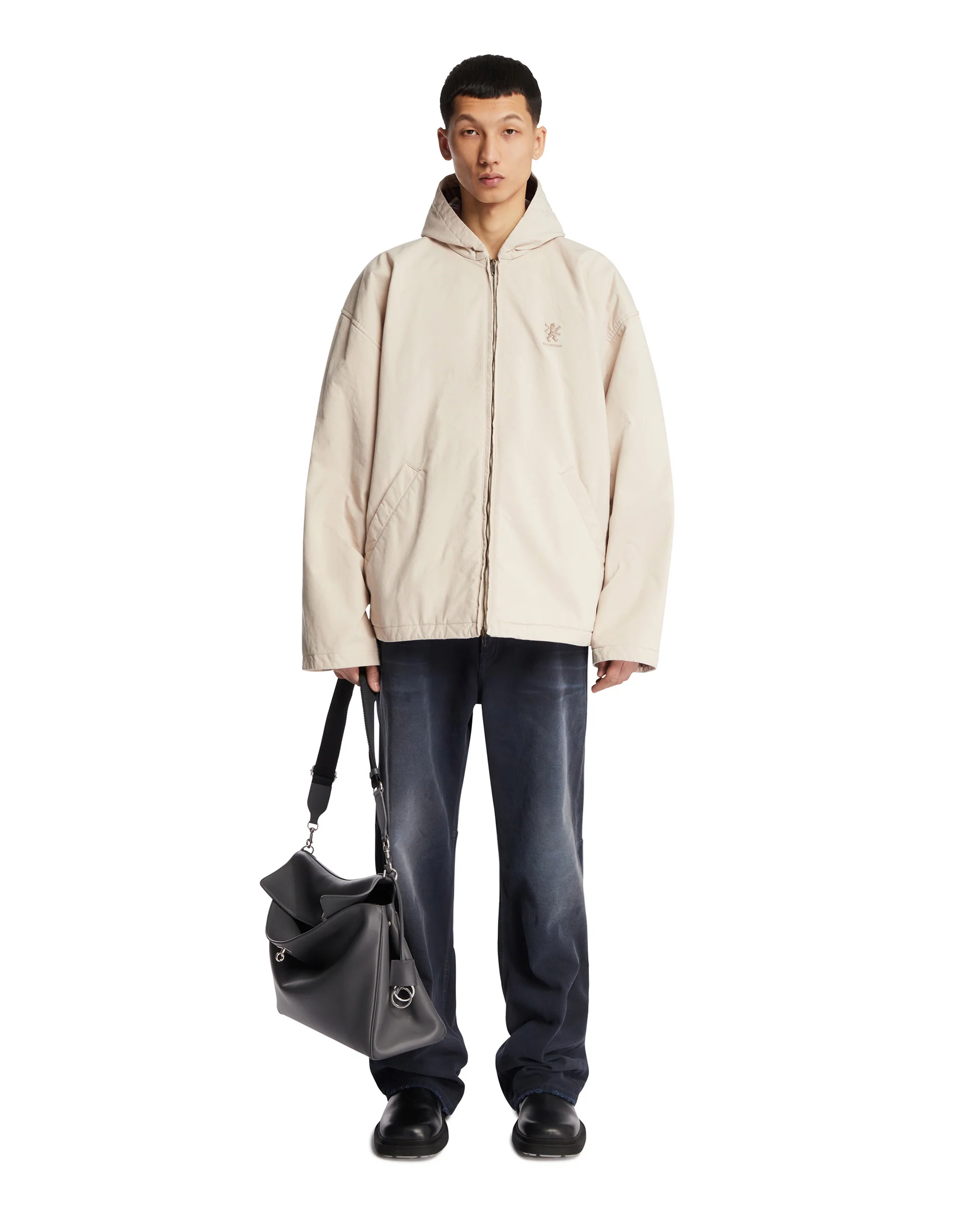 Giacca In Cotone Beige - Image 3