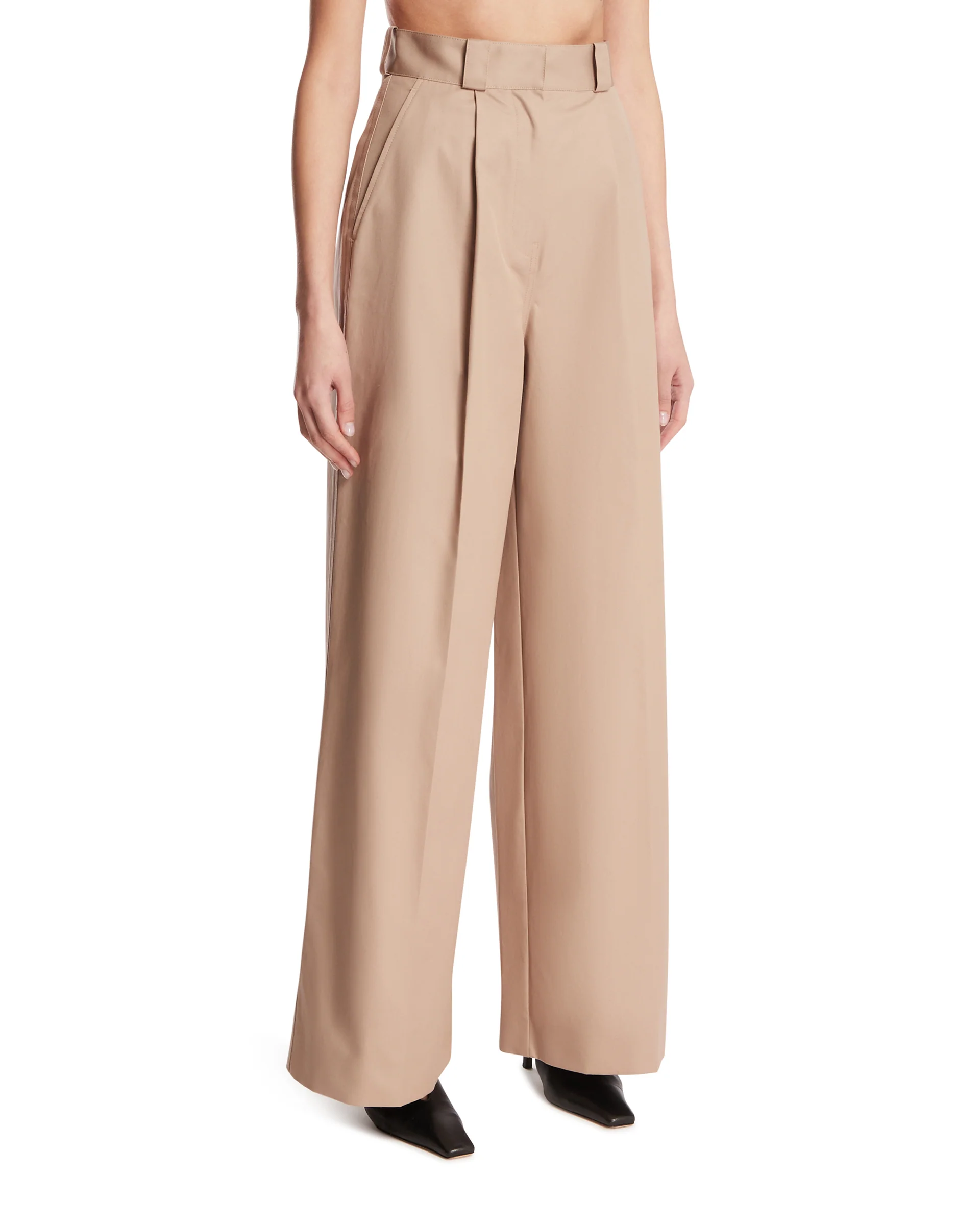 Pantaloni Ampi Beige - Image 2