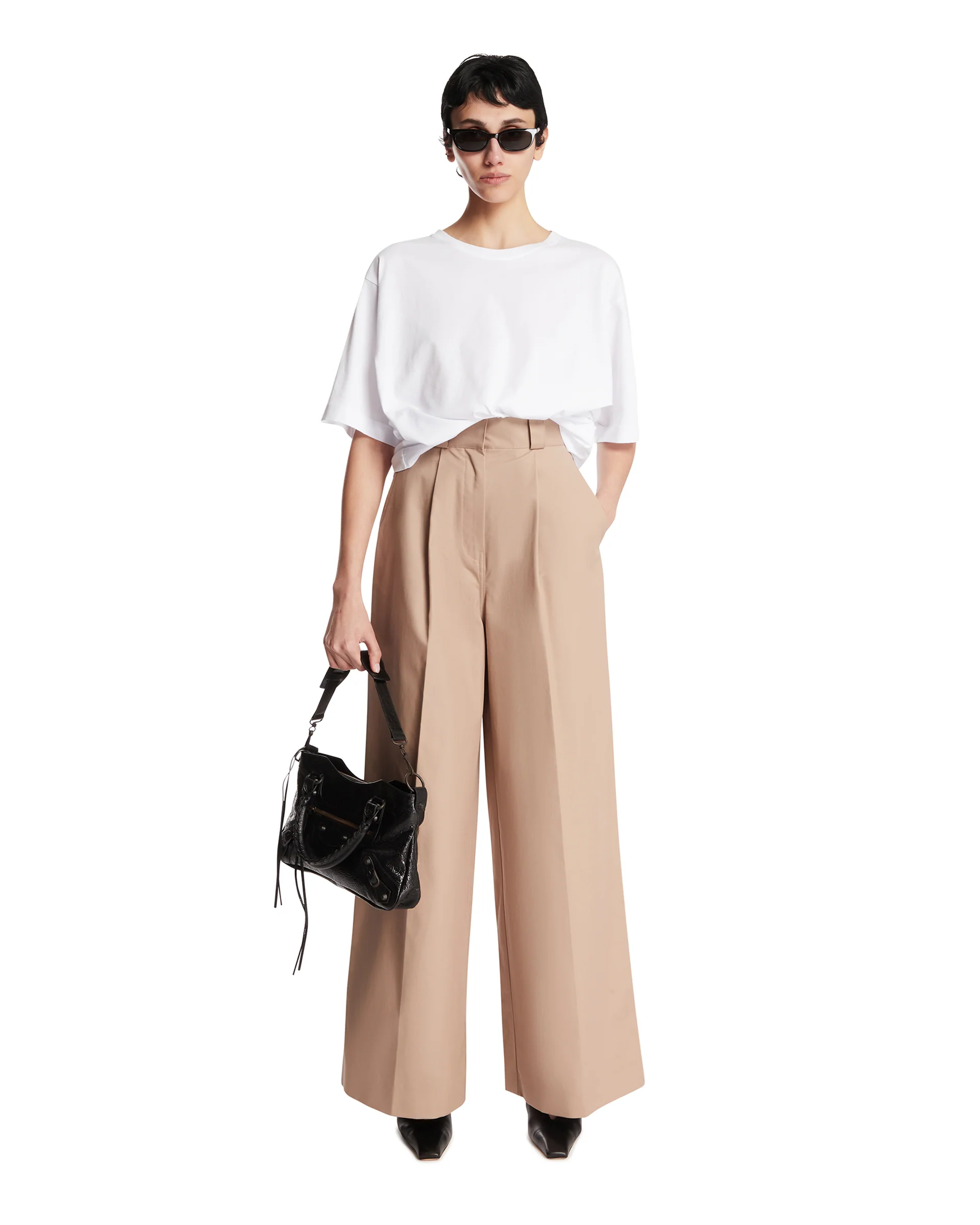 Pantaloni Ampi Beige - Image 3