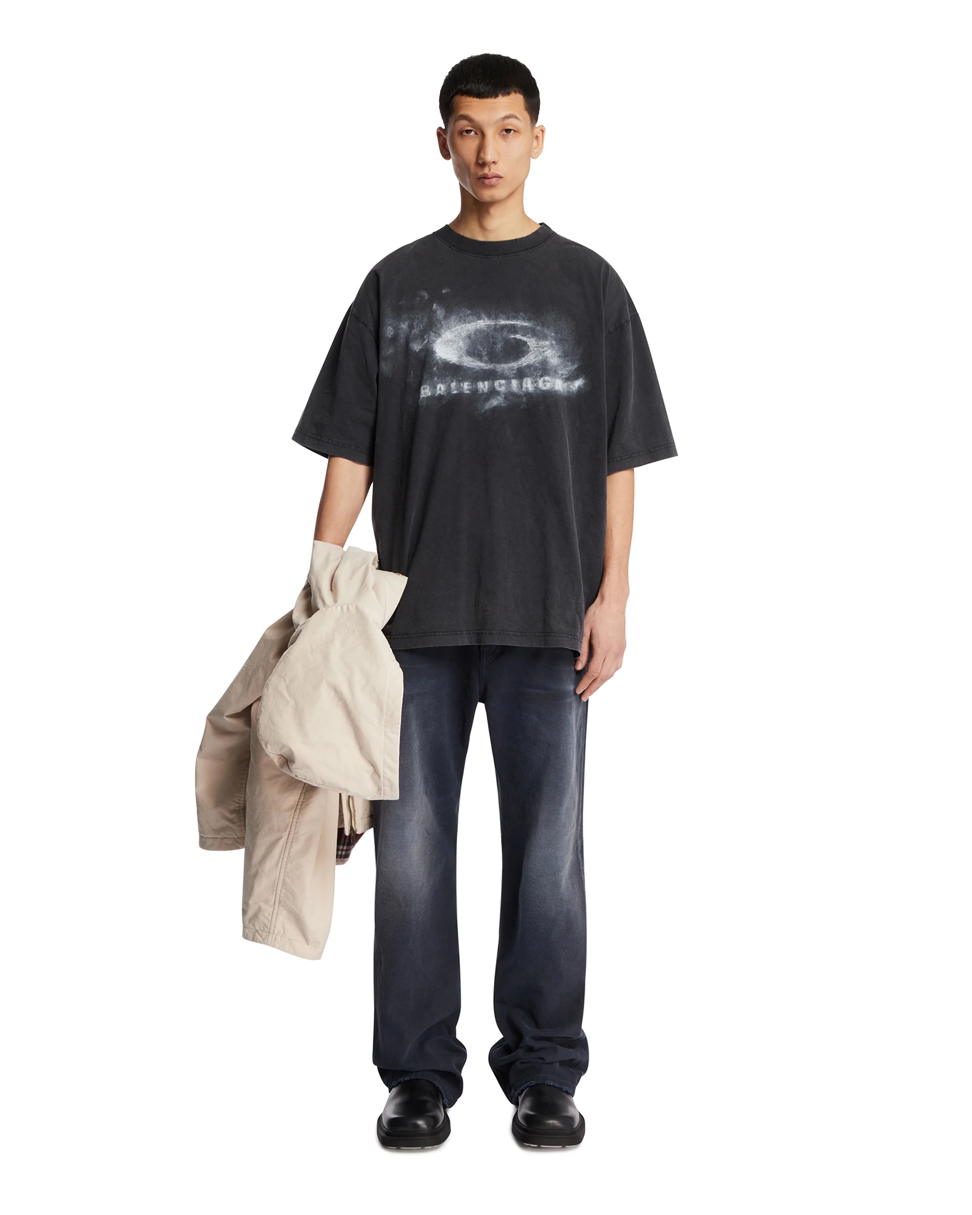 T-Shirt Crayon Loop Nera - Image 3
