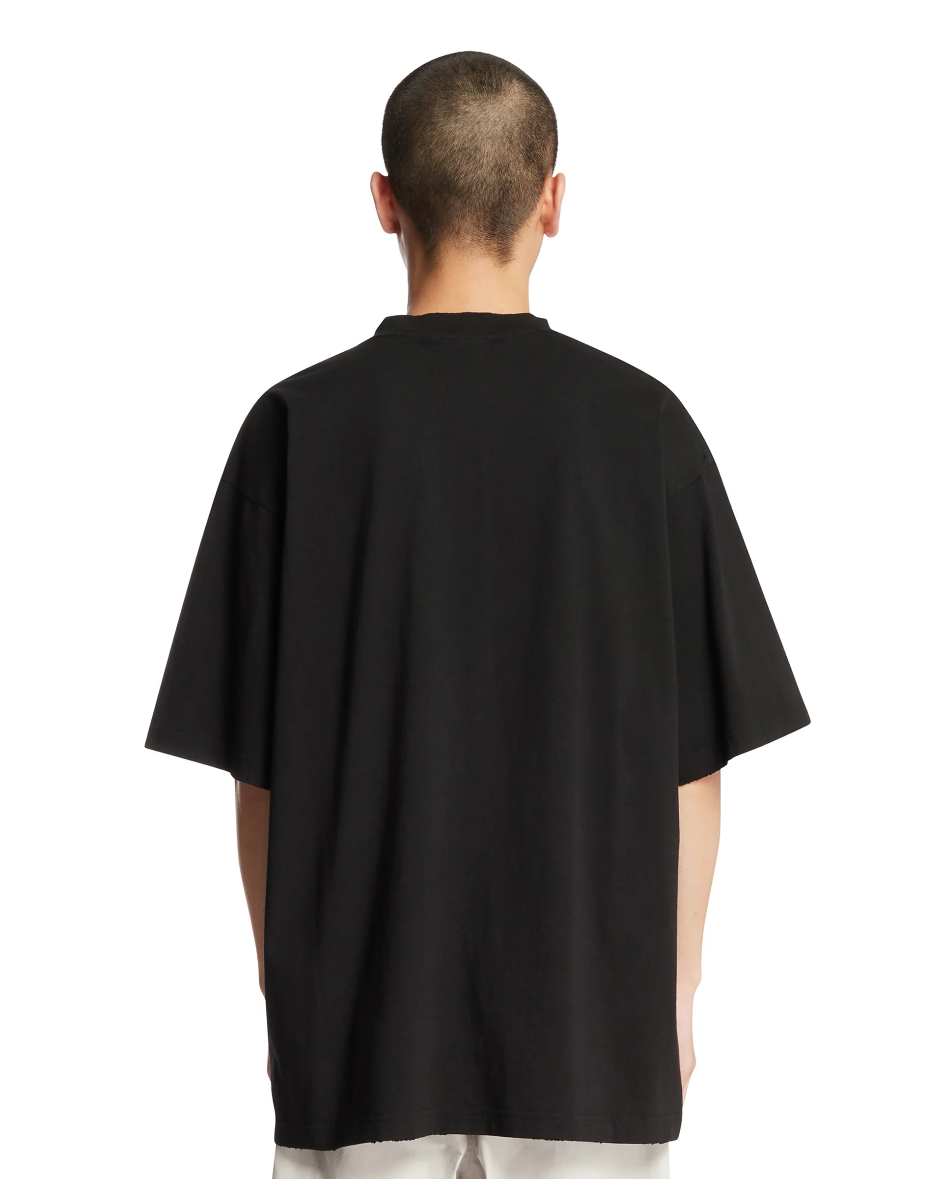 T-Shirt Stampata Con Logo Nera - Image 5