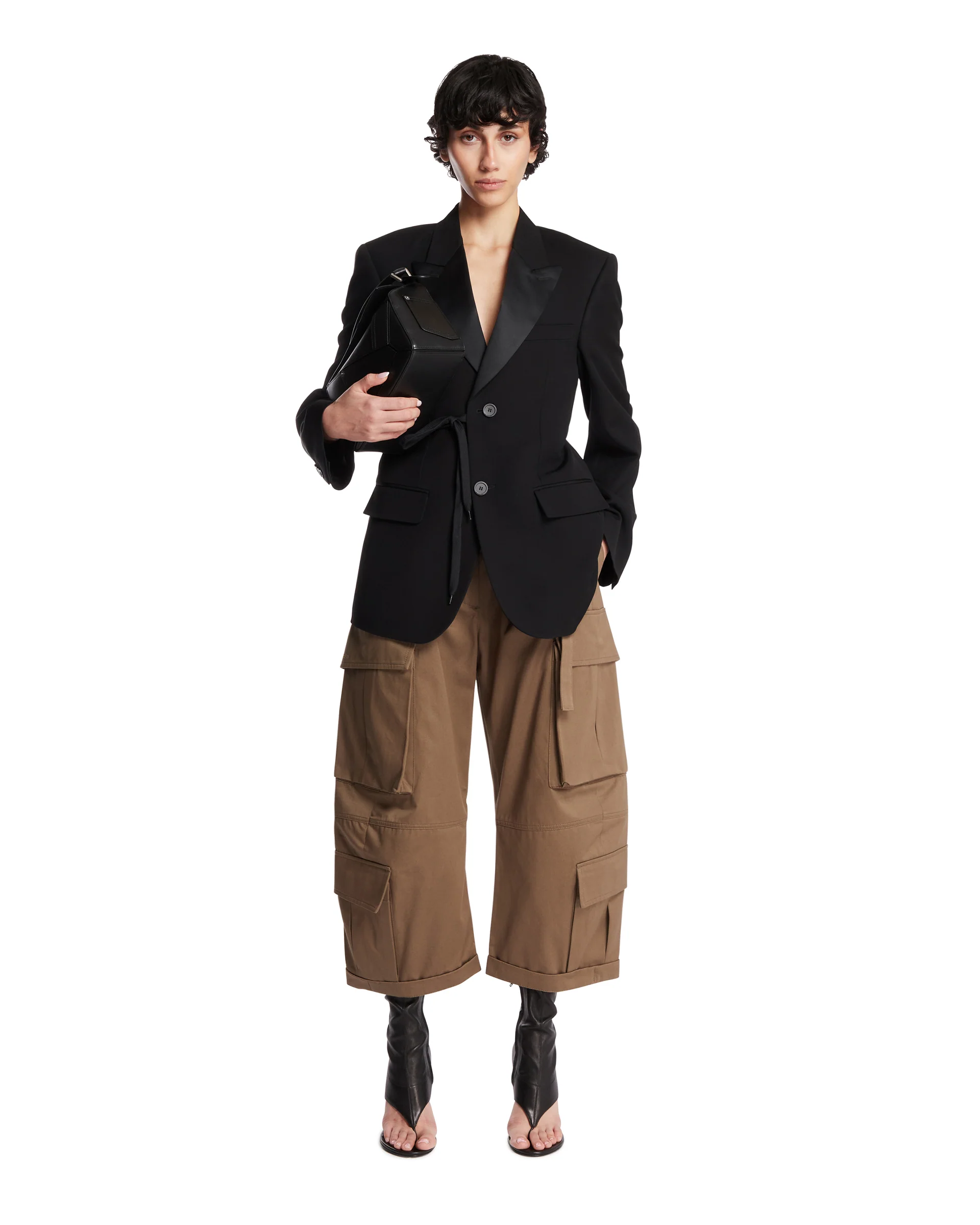 Blazer Con Lacci Nero - Image 3