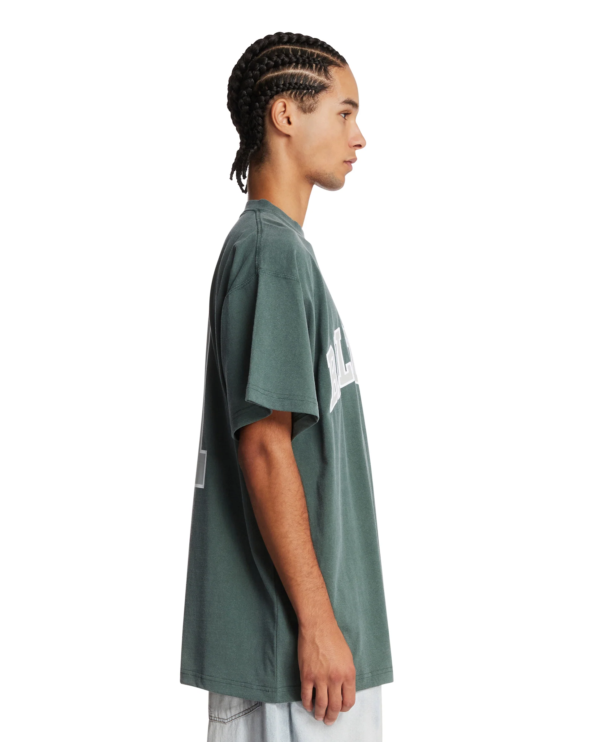 T-Shirt Basketball Oversize Verde - Image 4