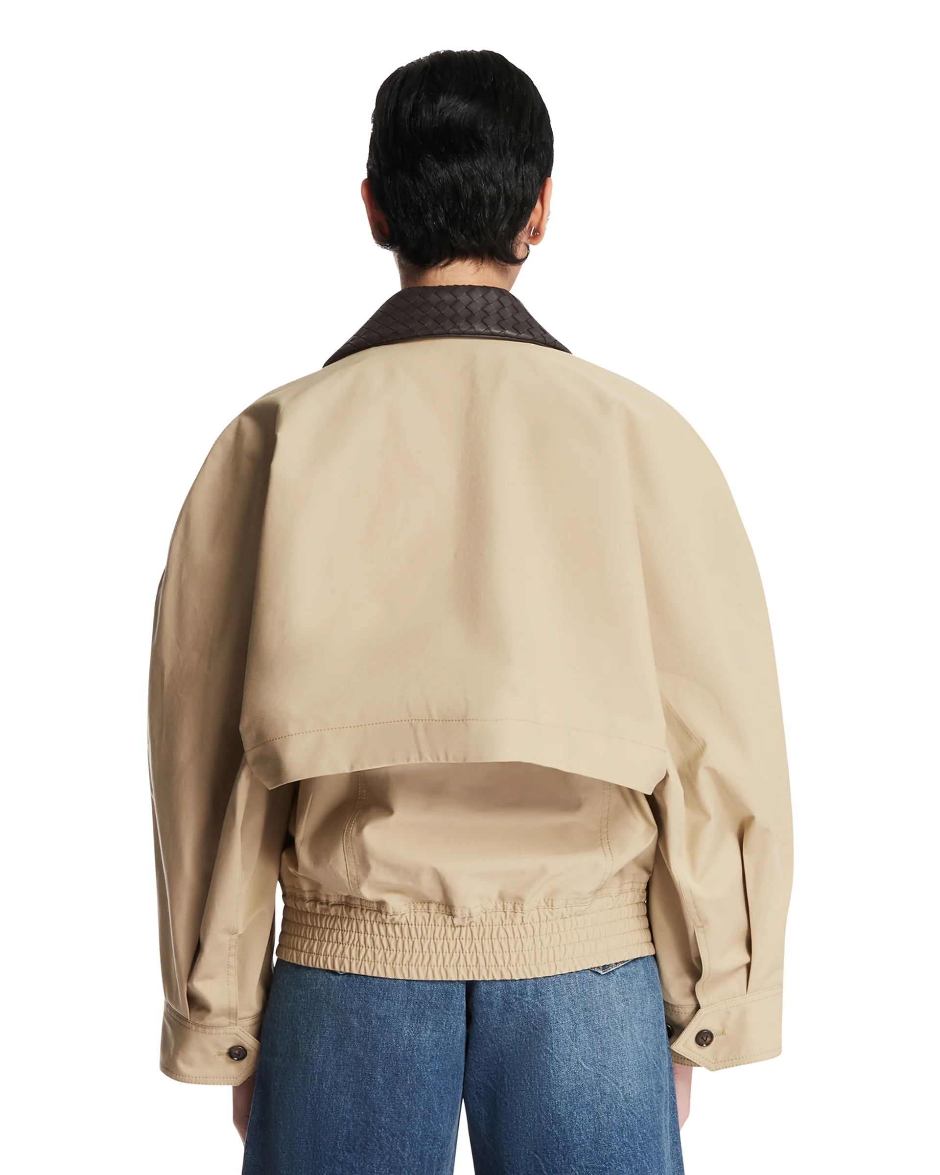 Giacca In Cotone Beige - Image 5