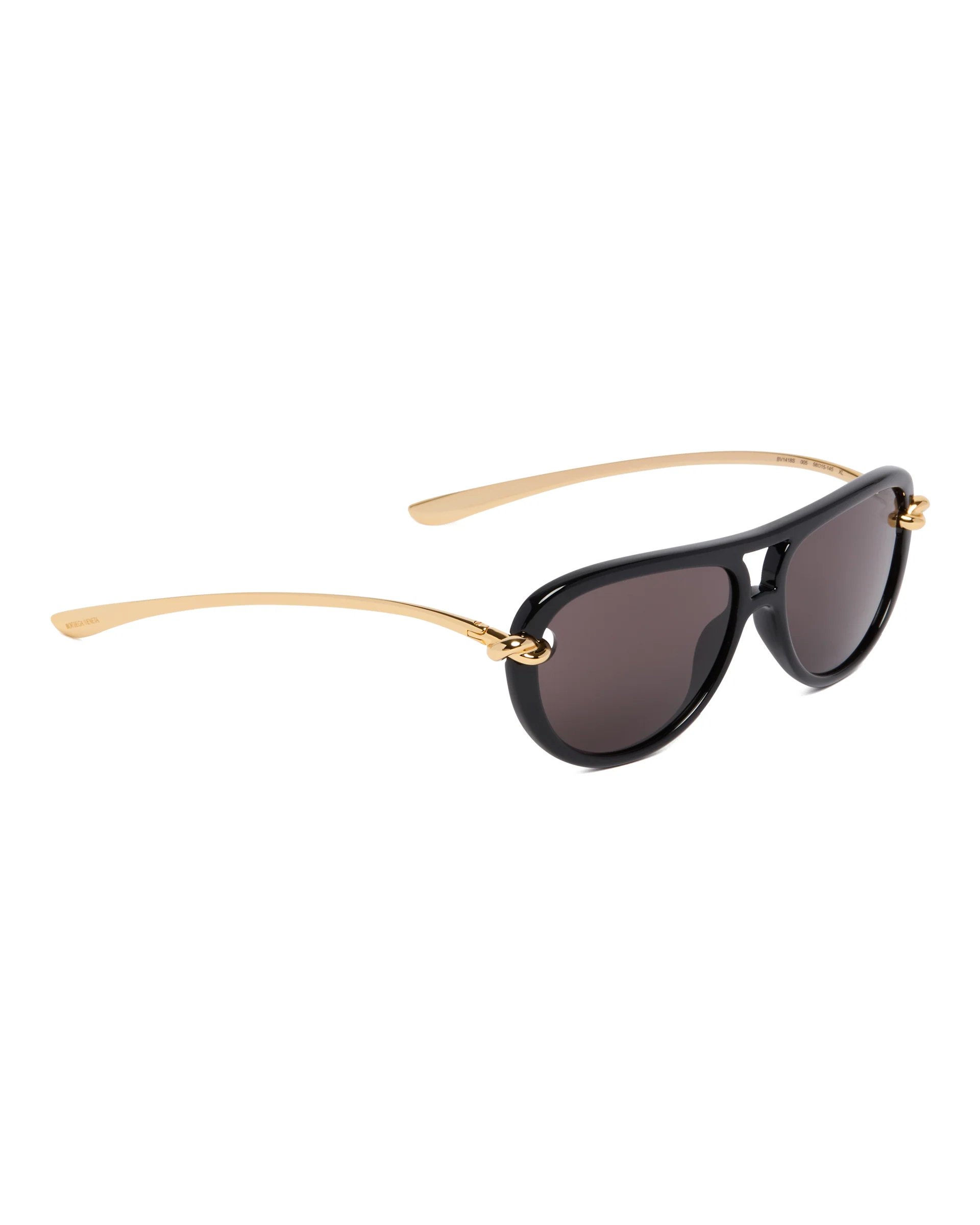 Occhiali Da Sole Aviator Knot Neri - Image 4
