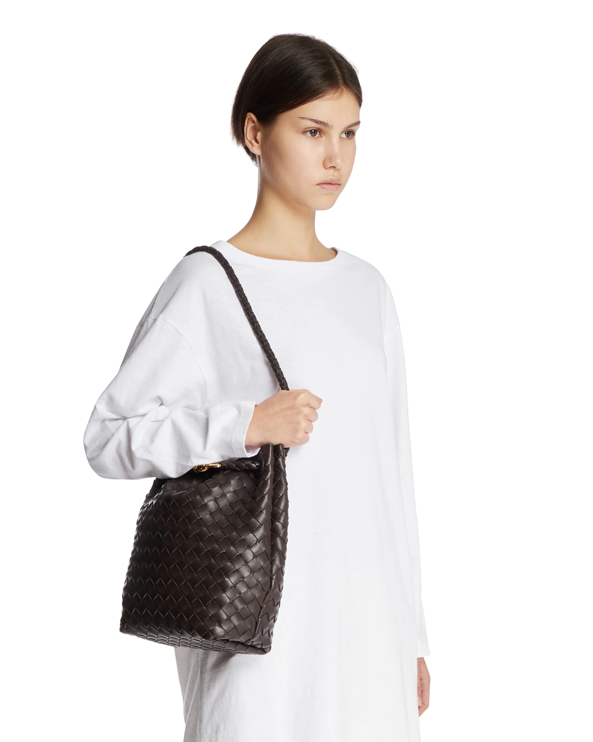 Borsa Andiamo Bucket Piccola Marrone - Image 7
