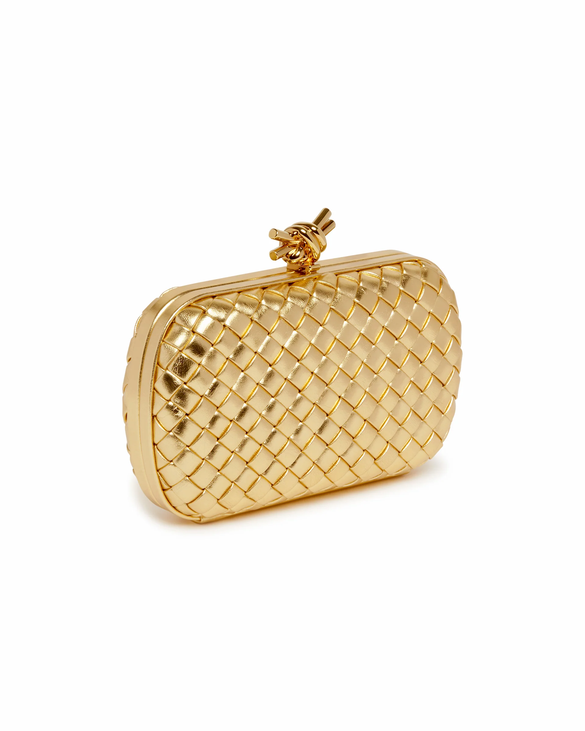 Clutch Knot In Pelle Dorata - Image 5