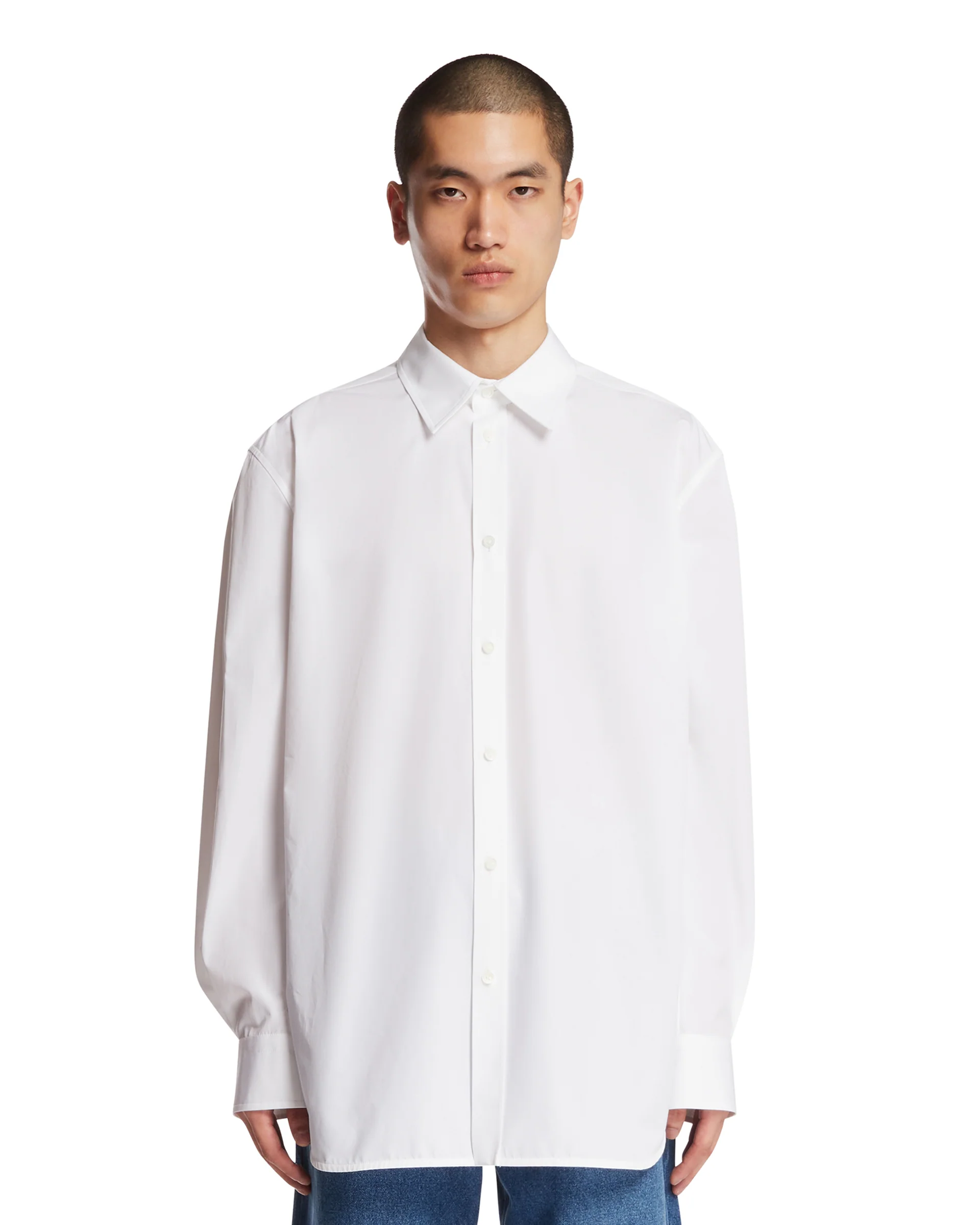 Camicia In Cotone Bianca