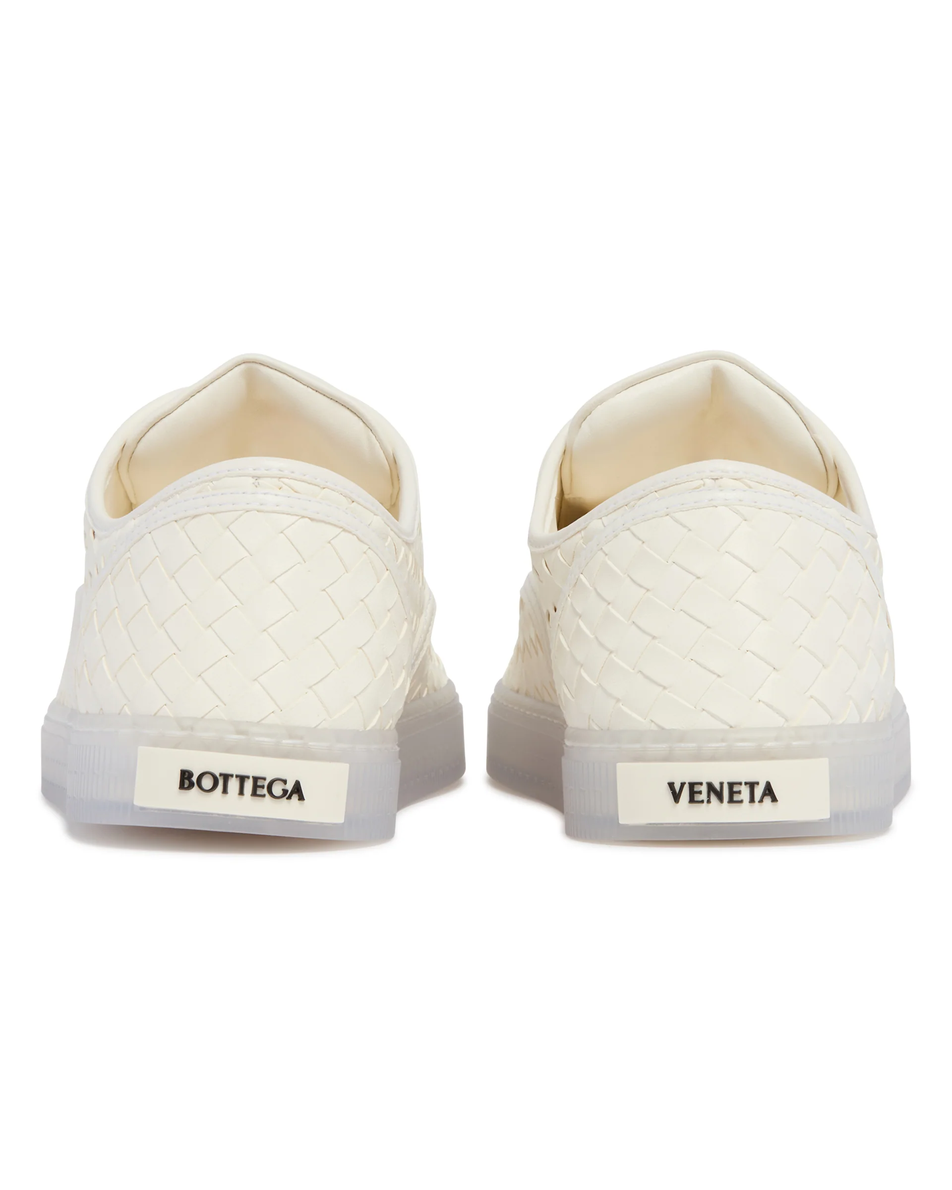 Sneakers Intrecciate Bianche - Image 6