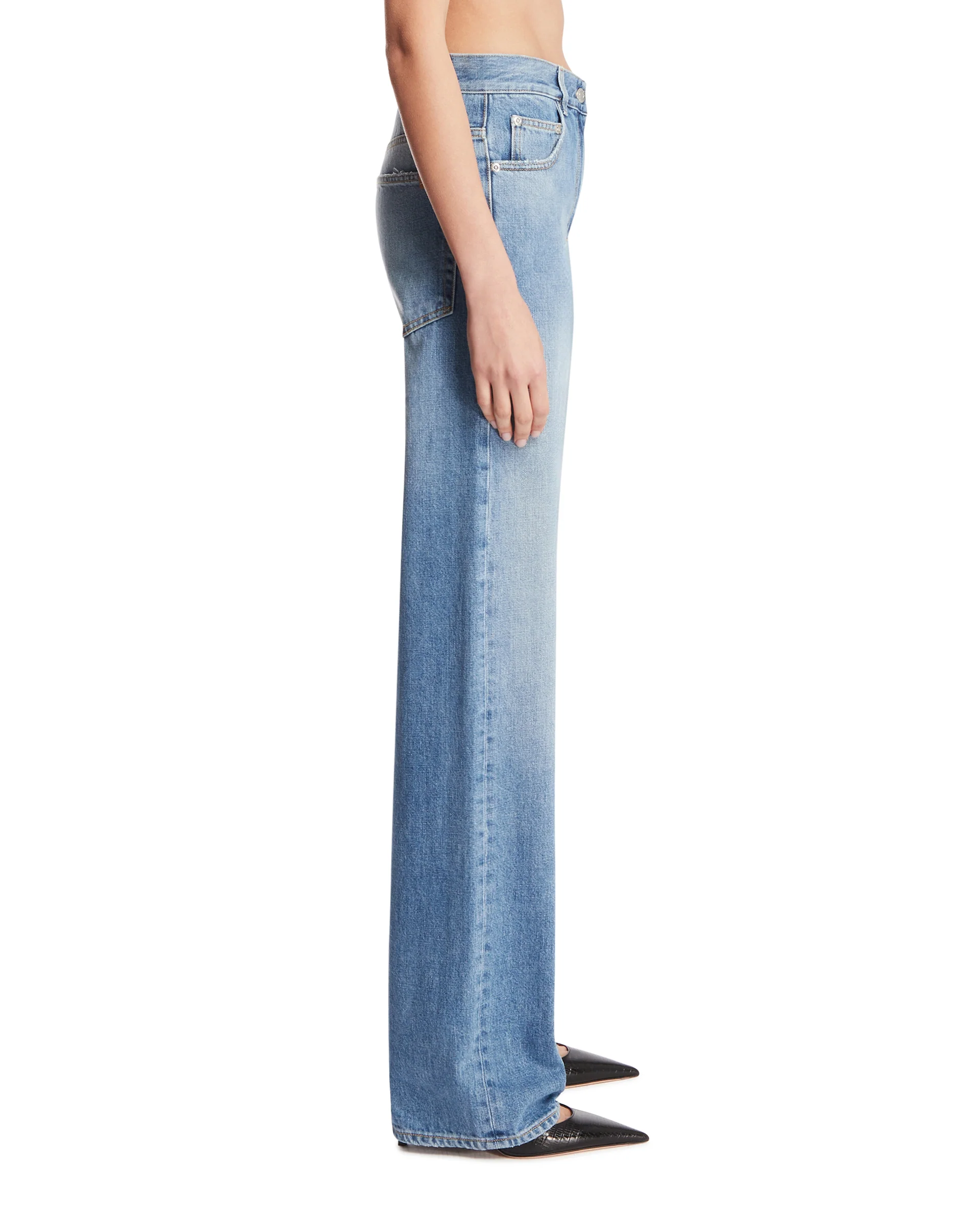 Jeans A Cinque Tasche Blu - Image 4